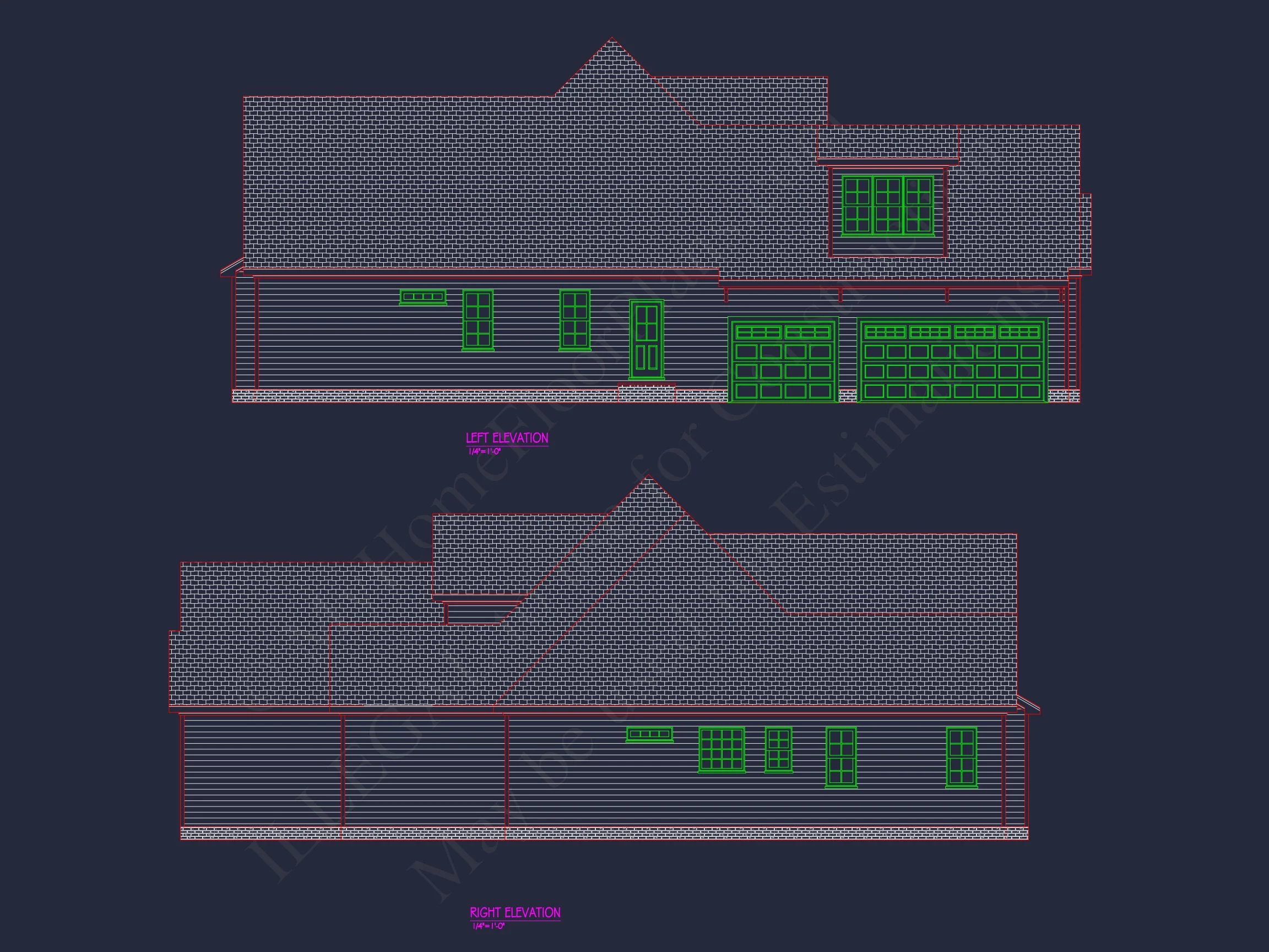 20-1730 HOUSE PLAN - House Floor Plan: Architectural Blueprint with CAD Designs 3 house Floor Plan: Architectural Blueprint with CAD Designs
