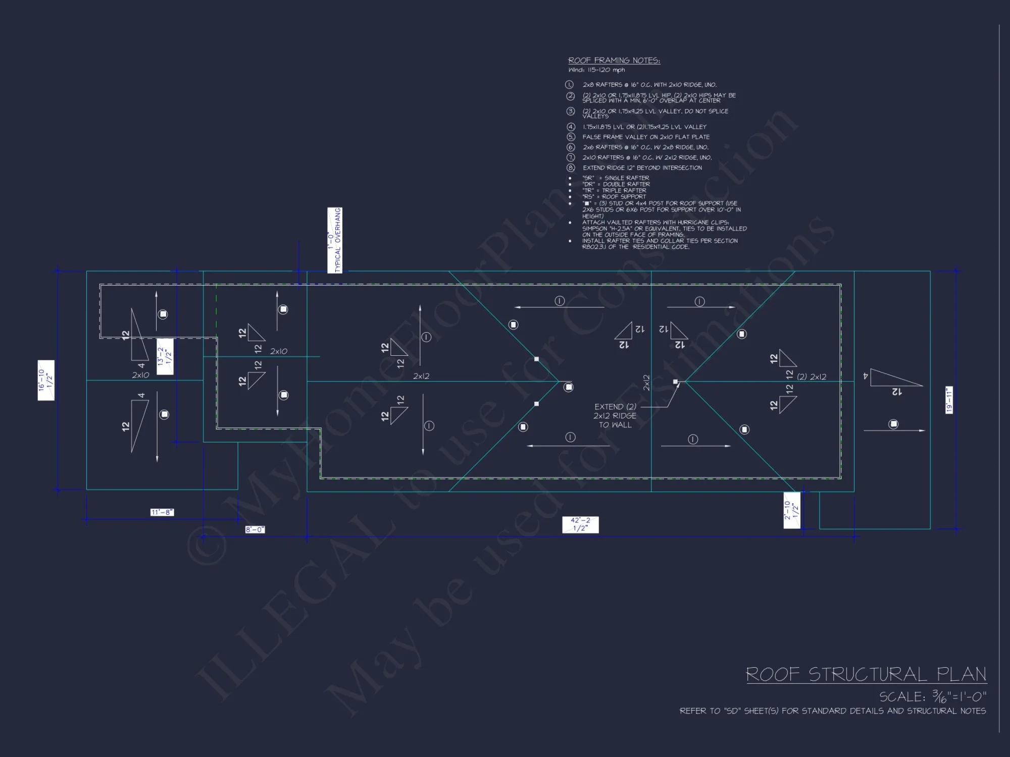 Efficient 3-Story house Floor Plan with CAD Architecture Designs