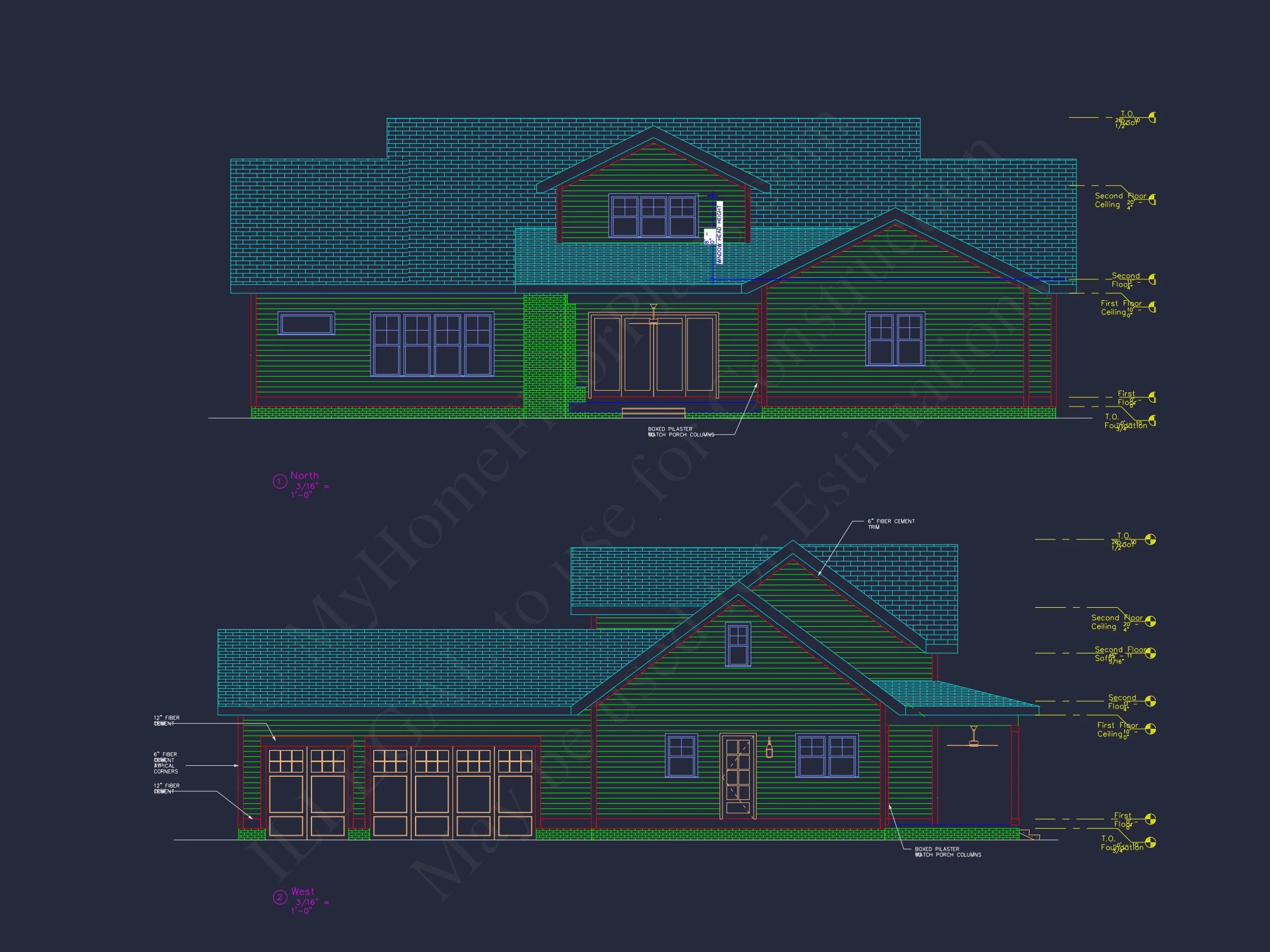 20-1573 HOUSE PLAN - Traditional Craftsman House Floor Plan with CAD Designs 4 Traditional Craftsman house Floor Plan with CAD Designs