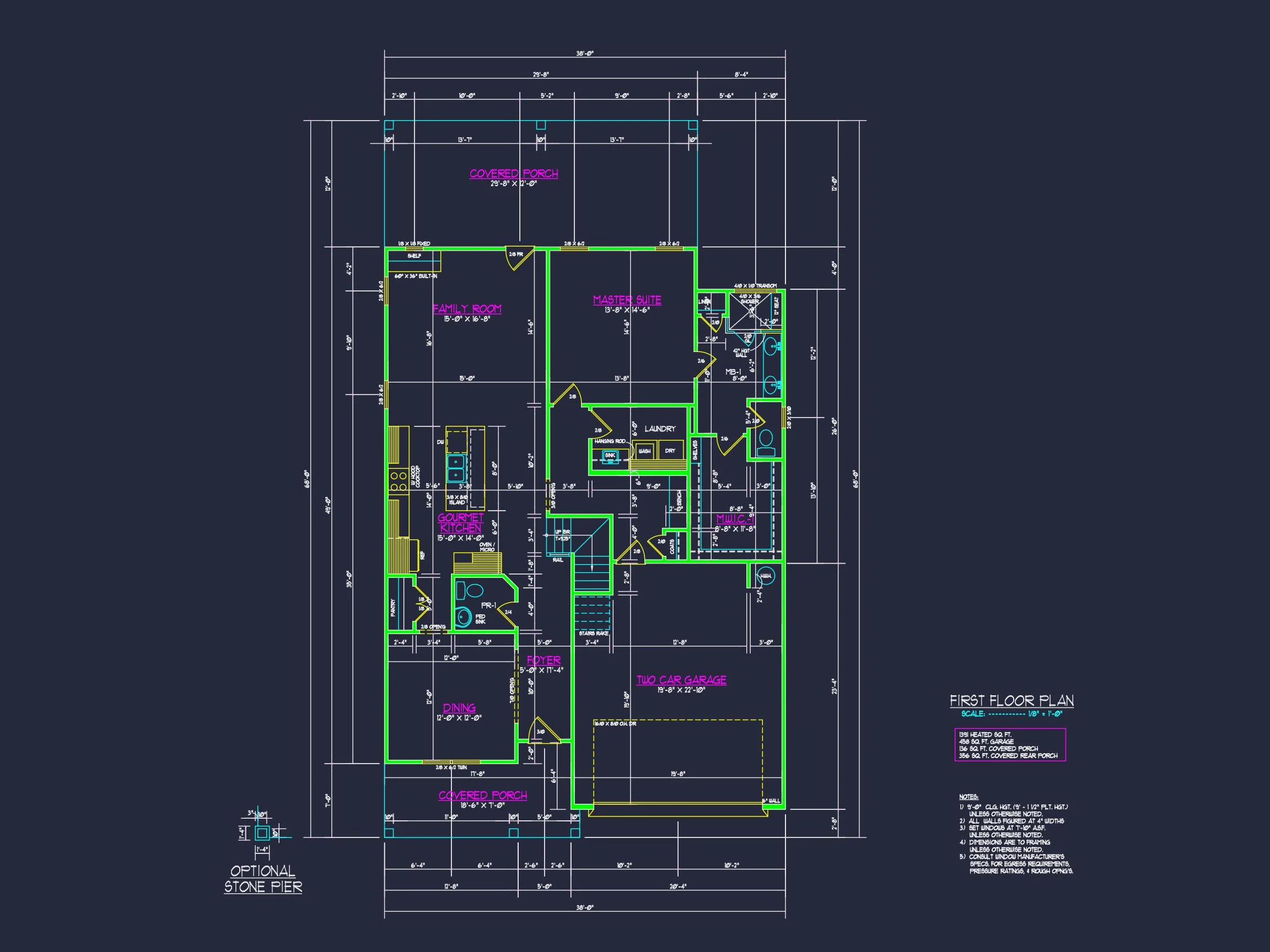 20-1480 HOUSE PLAN - Modern House Plan with Floor Blueprint, CAD Designs & Architecture 8 Modern house Plan with Floor Blueprint, CAD Designs & Architecture