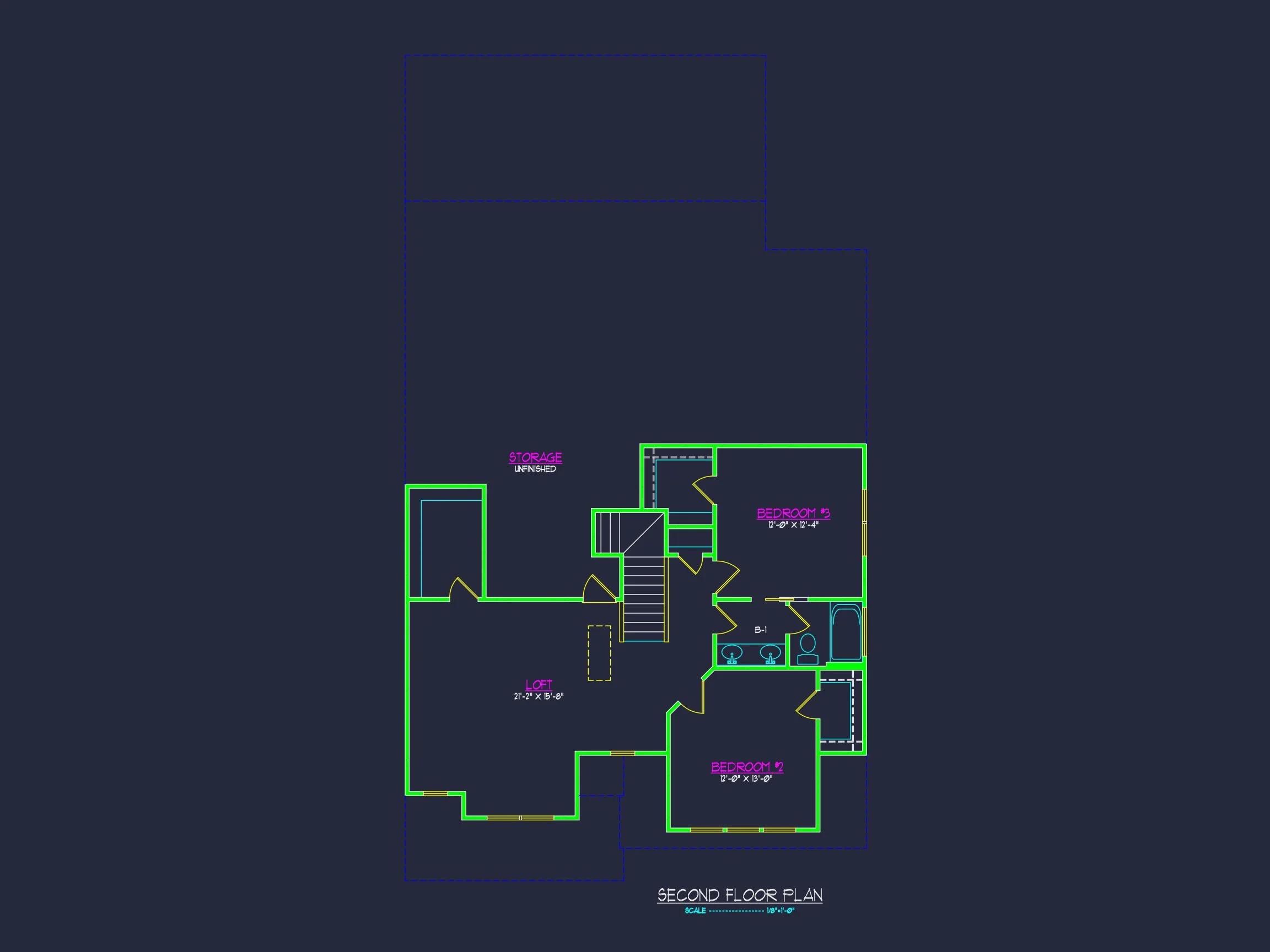 20-1480 HOUSE PLAN - Modern House Plan with Floor Blueprint, CAD Designs & Architecture 7 Modern house Plan with Floor Blueprint, CAD Designs & Architecture