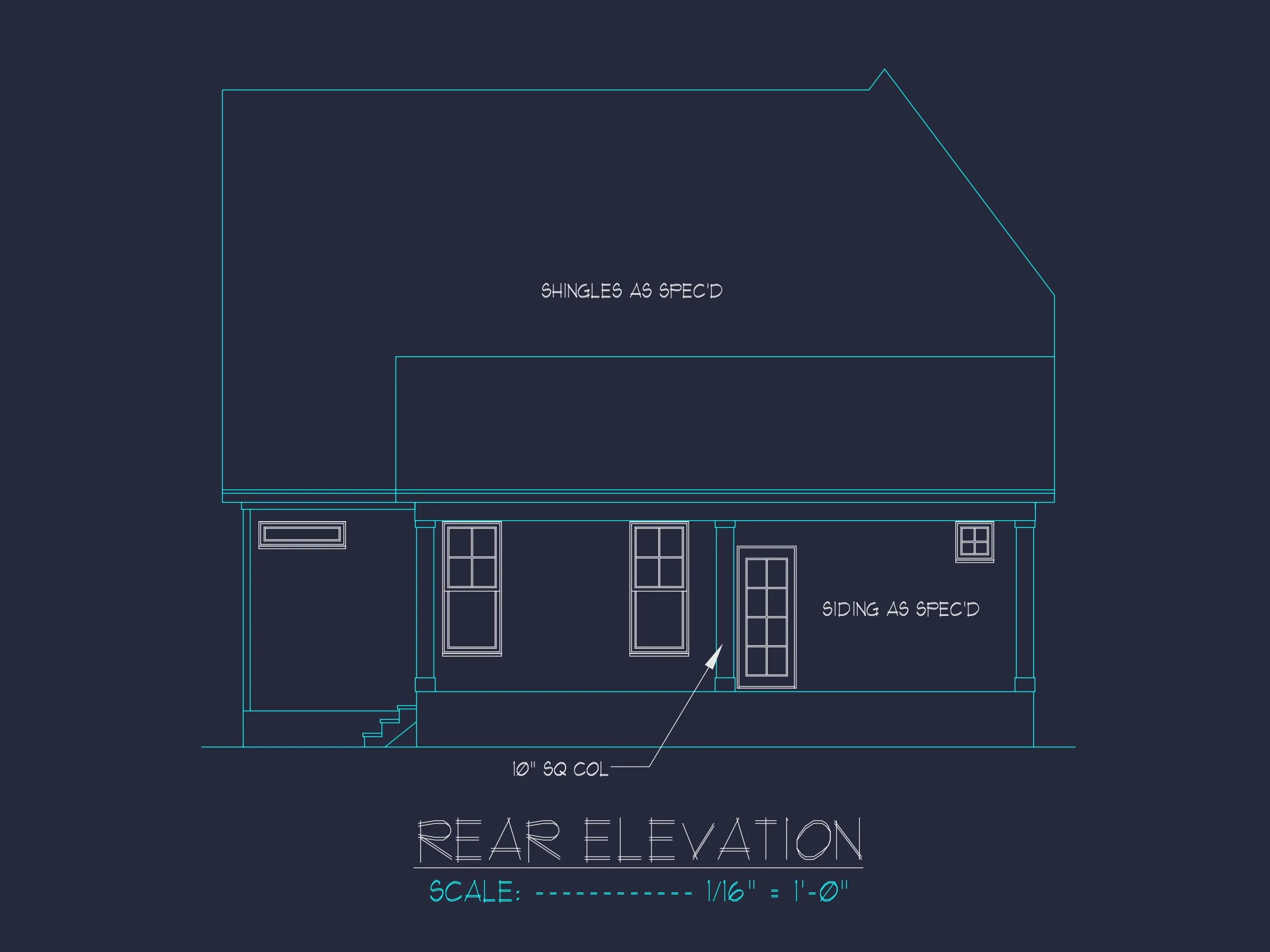 20-1480 HOUSE PLAN - Modern House Plan with Floor Blueprint, CAD Designs & Architecture 4 Modern house Plan with Floor Blueprint, CAD Designs & Architecture