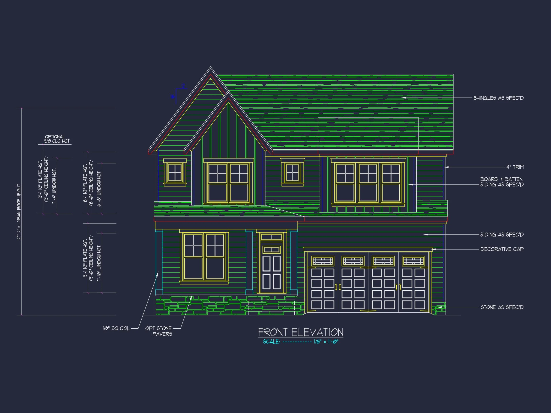 20-1480 HOUSE PLAN - Modern House Plan with Floor Blueprint, CAD Designs & Architecture 2 Modern house Plan with Floor Blueprint, CAD Designs & Architecture