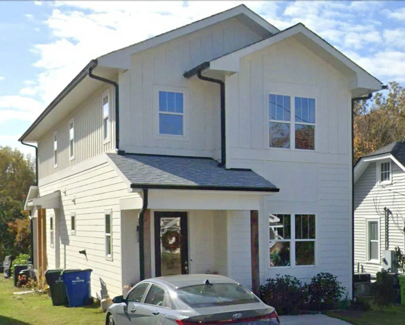20-1386 HOUSE PLAN - Modern House Plan with 2 Story Design & CAD Blueprint 2 Modern house Plan with 2 Story Design & CAD Blueprint
