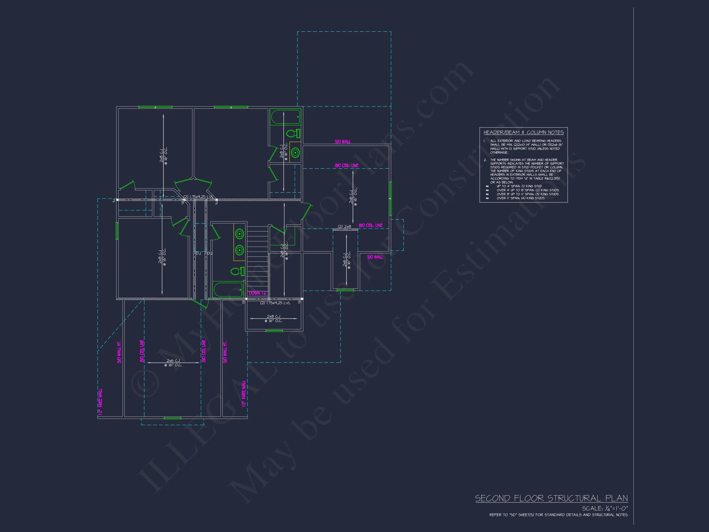 20-1364 HOUSE PLAN - Modern House Plan with 4 Bedrooms, CAD Floor Designs & Features 9 Modern house Plan with 4 Bedrooms, CAD Floor Designs & Features
