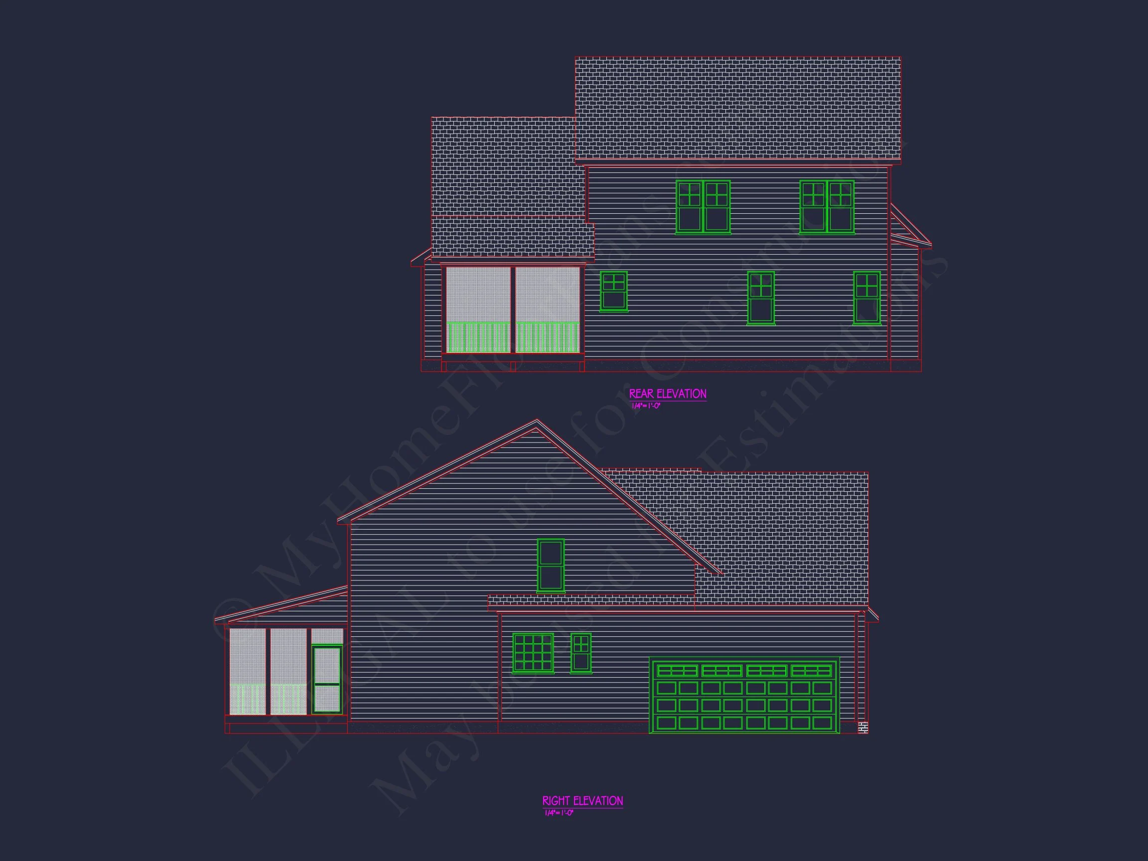 20-1364 HOUSE PLAN - Modern House Plan with 4 Bedrooms, CAD Floor Designs & Features 3 Modern house Plan with 4 Bedrooms, CAD Floor Designs & Features
