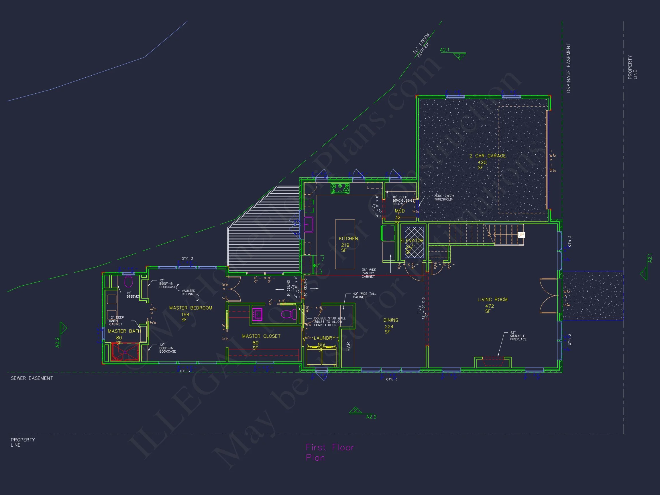 20-1351 HOUSE PLAN - Charming 2-Story House Plan with CAD Blueprint and Open Design 7 Charming 2-Story house Plan with CAD Blueprint and Open Design