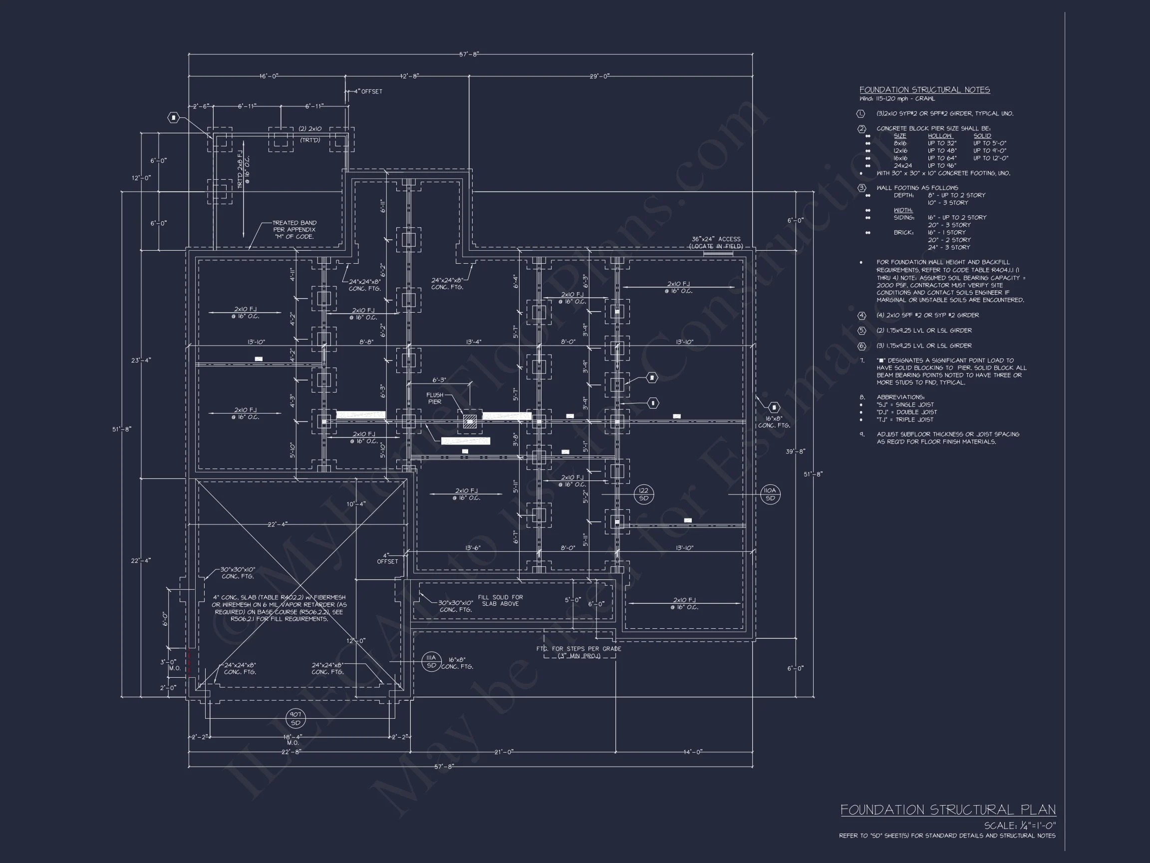 20-1336 HOUSE PLAN - 4-Bedroom House CAD Plan with 2-Car Garage and Loft 8 4-Bedroom house CAD Plan with 2-Car Garage and Loft