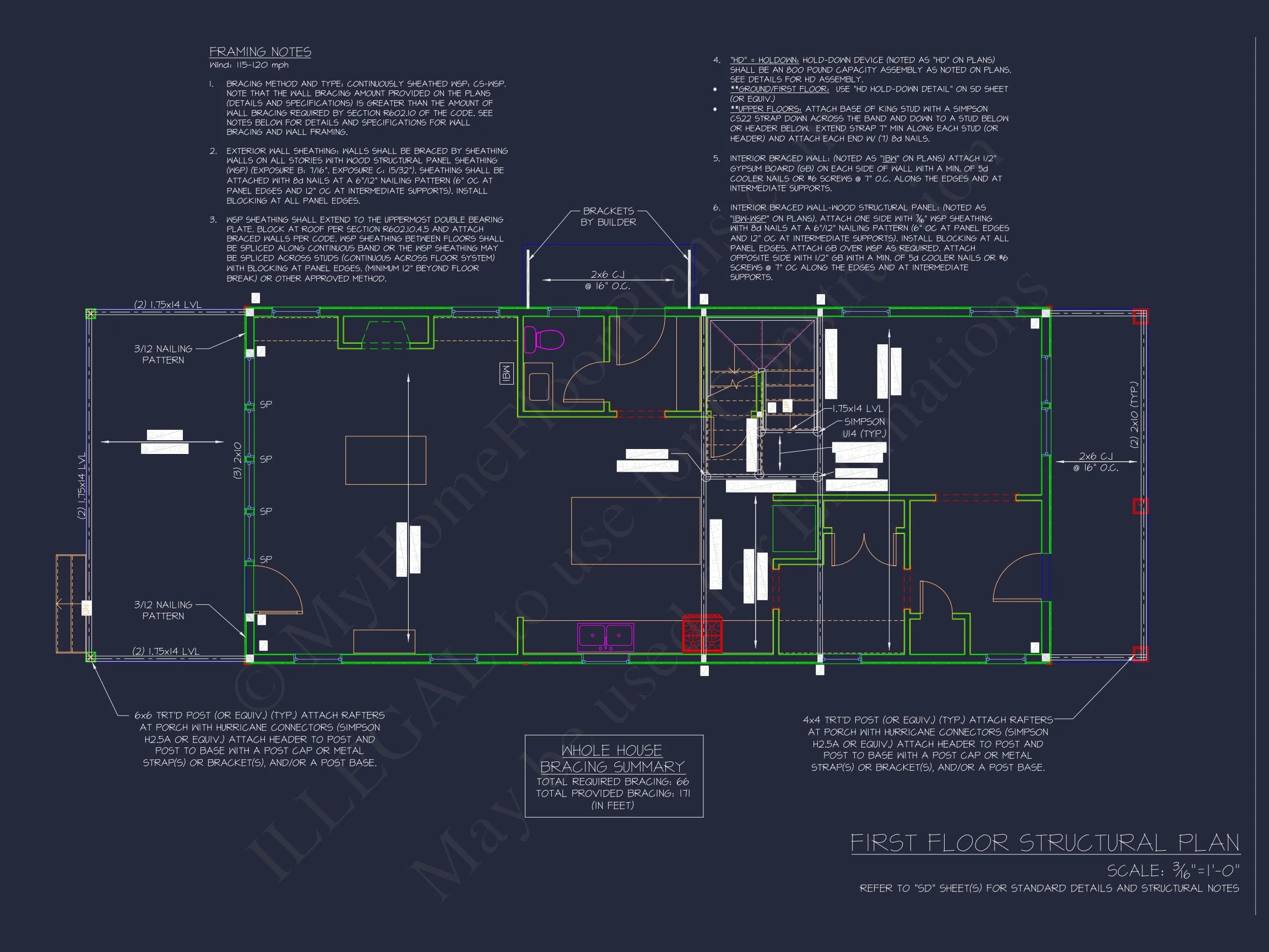 20-1310 HOUSE PLAN - Craftsman House Plan with 2-Story Floor Blueprint Design 11 Craftsman house Plan with 2-Story Floor Blueprint Design