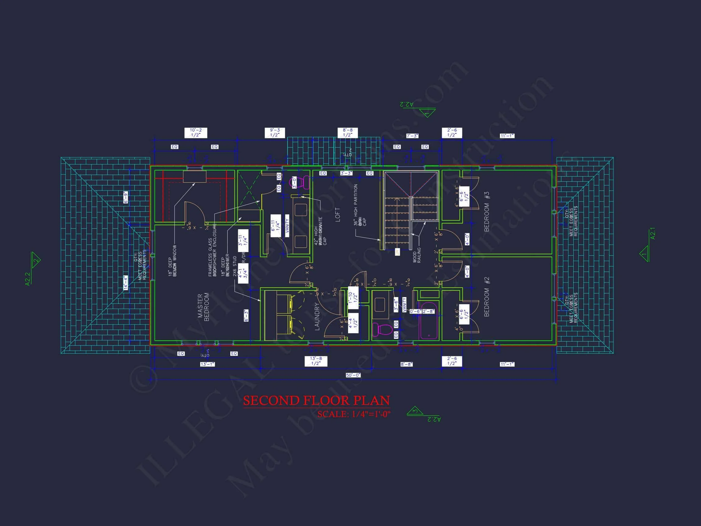 20-1310 HOUSE PLAN - Craftsman House Plan with 2-Story Floor Blueprint Design 8 Craftsman house Plan with 2-Story Floor Blueprint Design