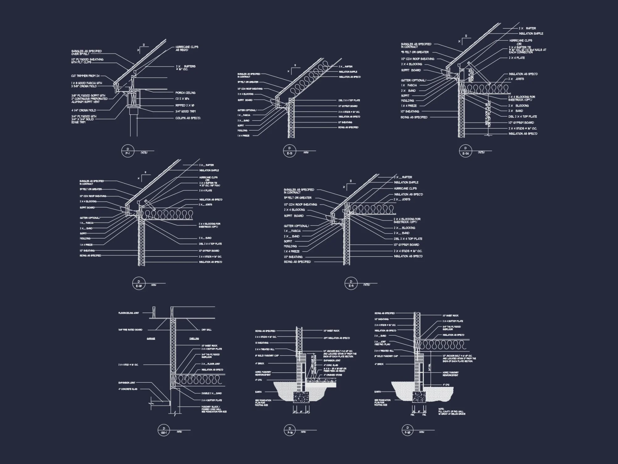 Explore Detailed house Plan Floor Designs with CAD Blueprints