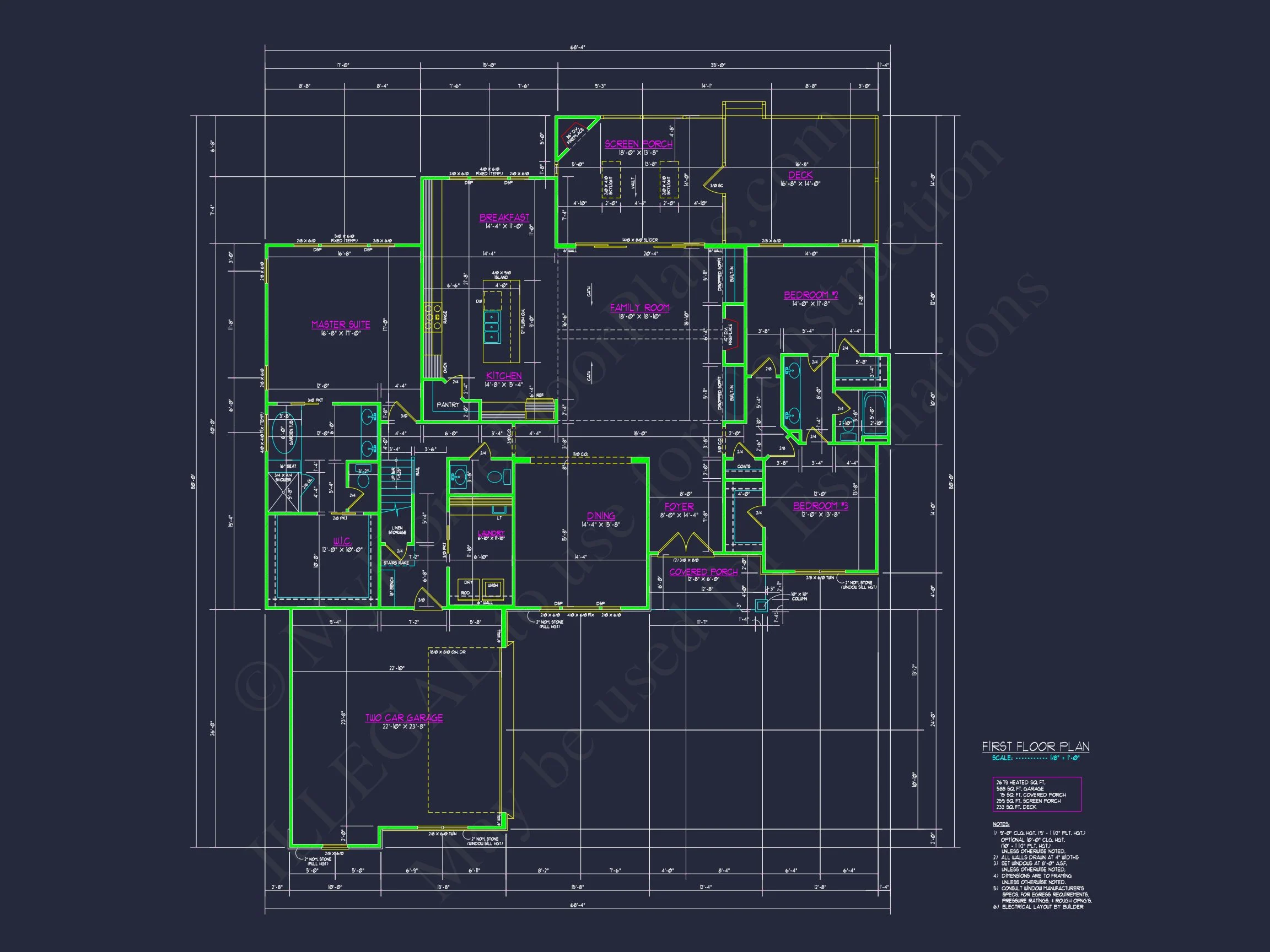 20-1247 HOUSE PLAN - Traditional House Floor Plan with Spacious Design and CAD Details 10 Traditional house Floor Plan with Spacious Design and CAD Details