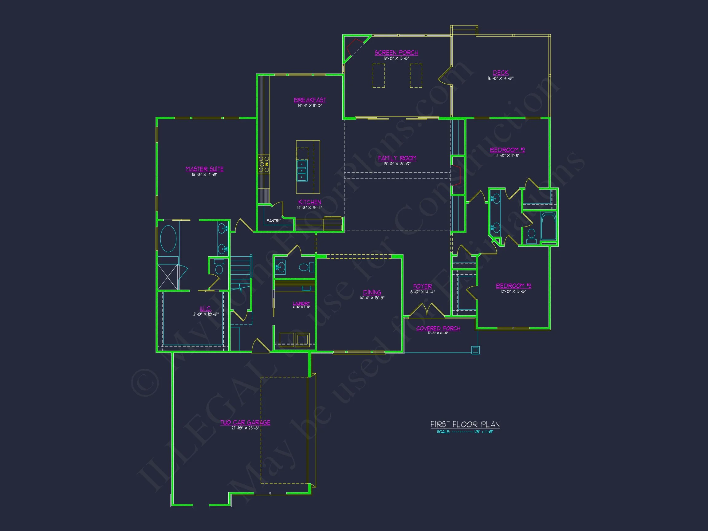 20-1247 HOUSE PLAN - Traditional House Floor Plan with Spacious Design and CAD Details 9 Traditional house Floor Plan with Spacious Design and CAD Details