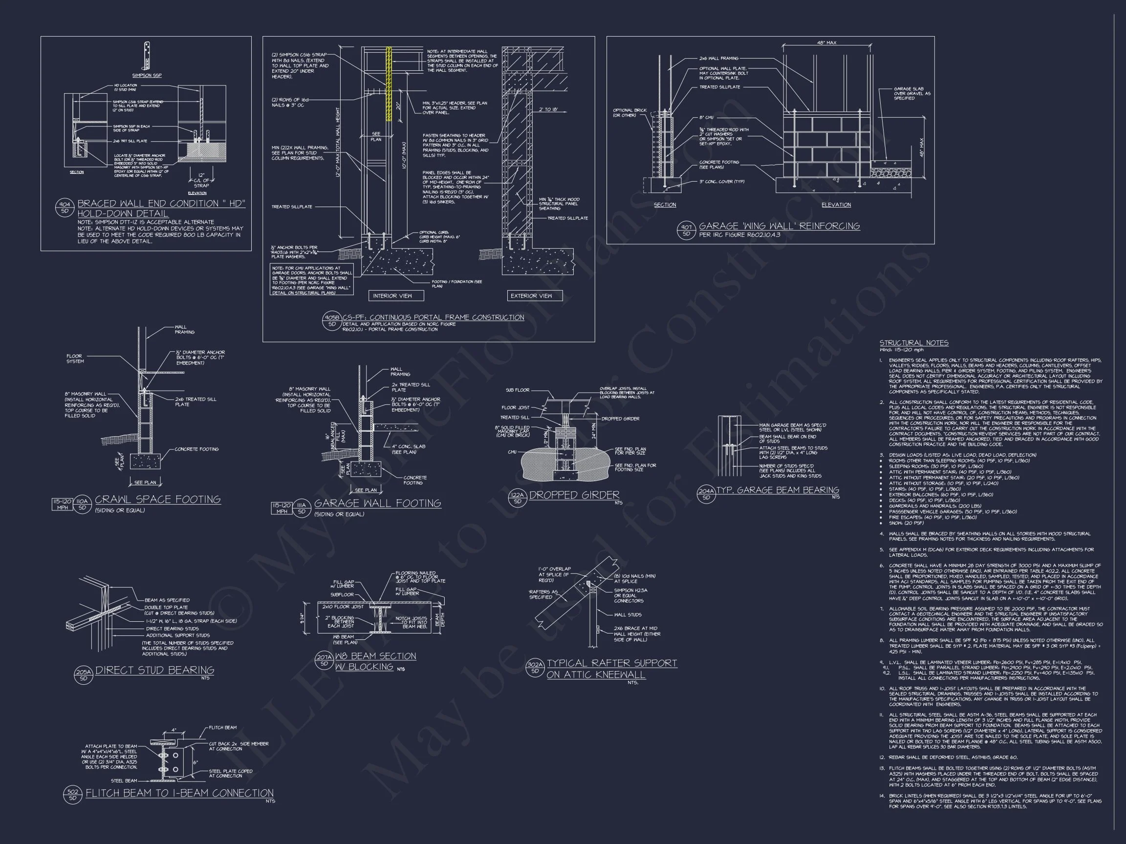 20-1110 HOUSE PLAN - Elegant House Plan with Detailed Floor Designs and CAD Blueprints 16 Elegant house Plan with Detailed Floor Designs and CAD Blueprints