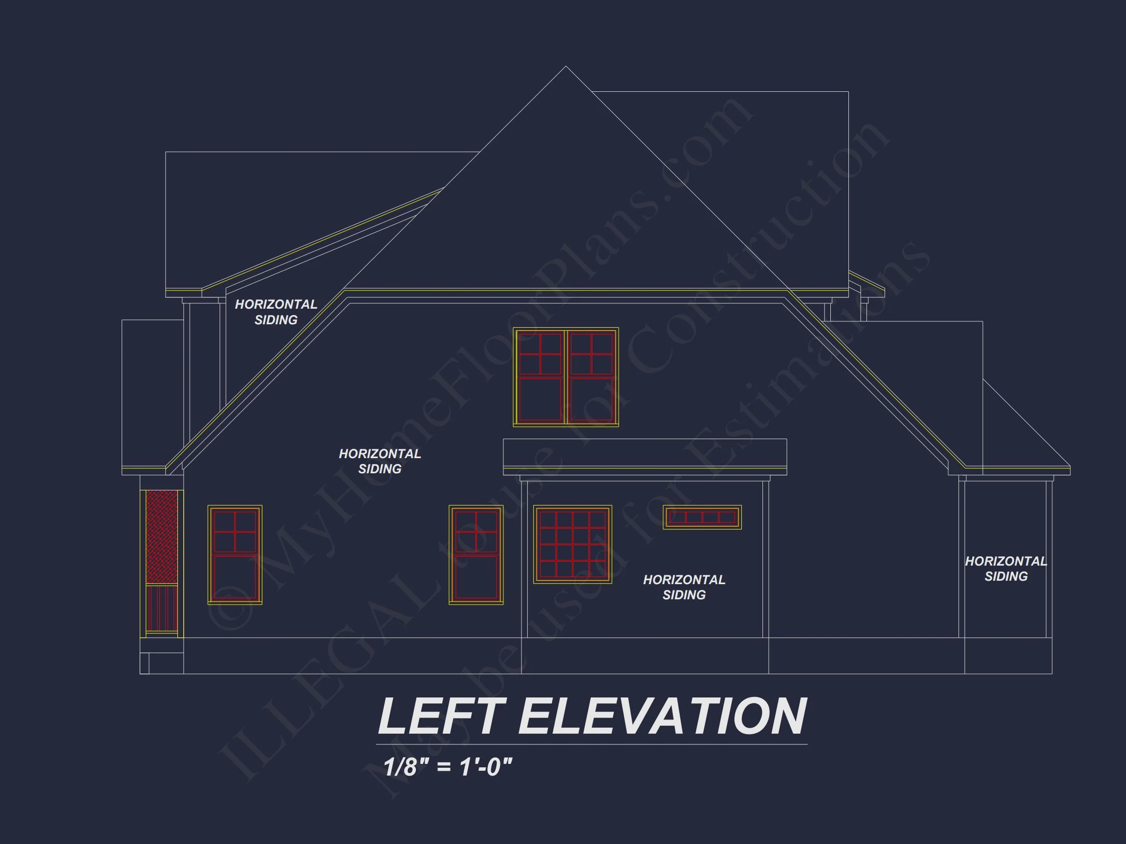 20-1110 HOUSE PLAN - Elegant House Plan with Detailed Floor Designs and CAD Blueprints 3 Elegant house Plan with Detailed Floor Designs and CAD Blueprints
