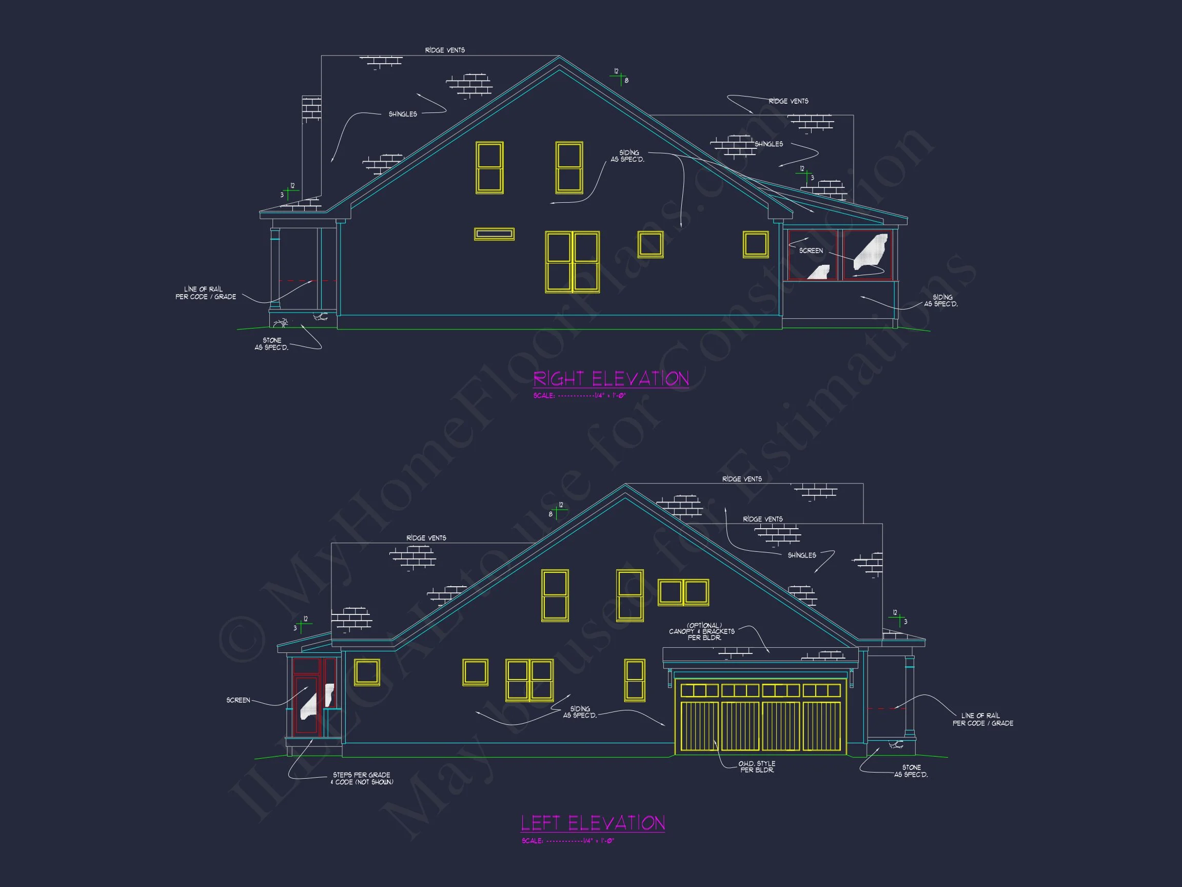 20-1087 HOUSE PLAN - Craftsman House Floor Plan with 2 Stories and Spacious Designs 3 Craftsman house Floor Plan with 2 Stories and Spacious Designs