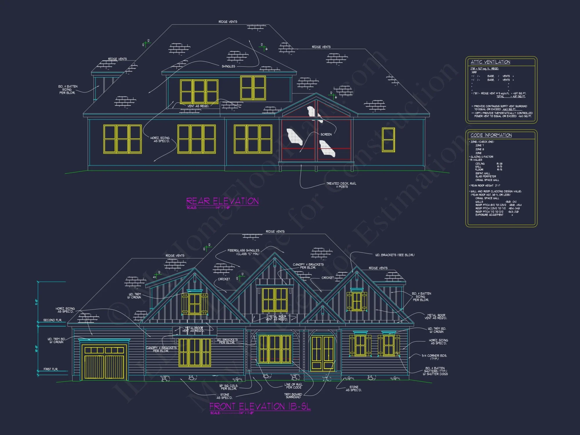 Beautiful house Plan with CAD Floor Designs and Blueprint Details