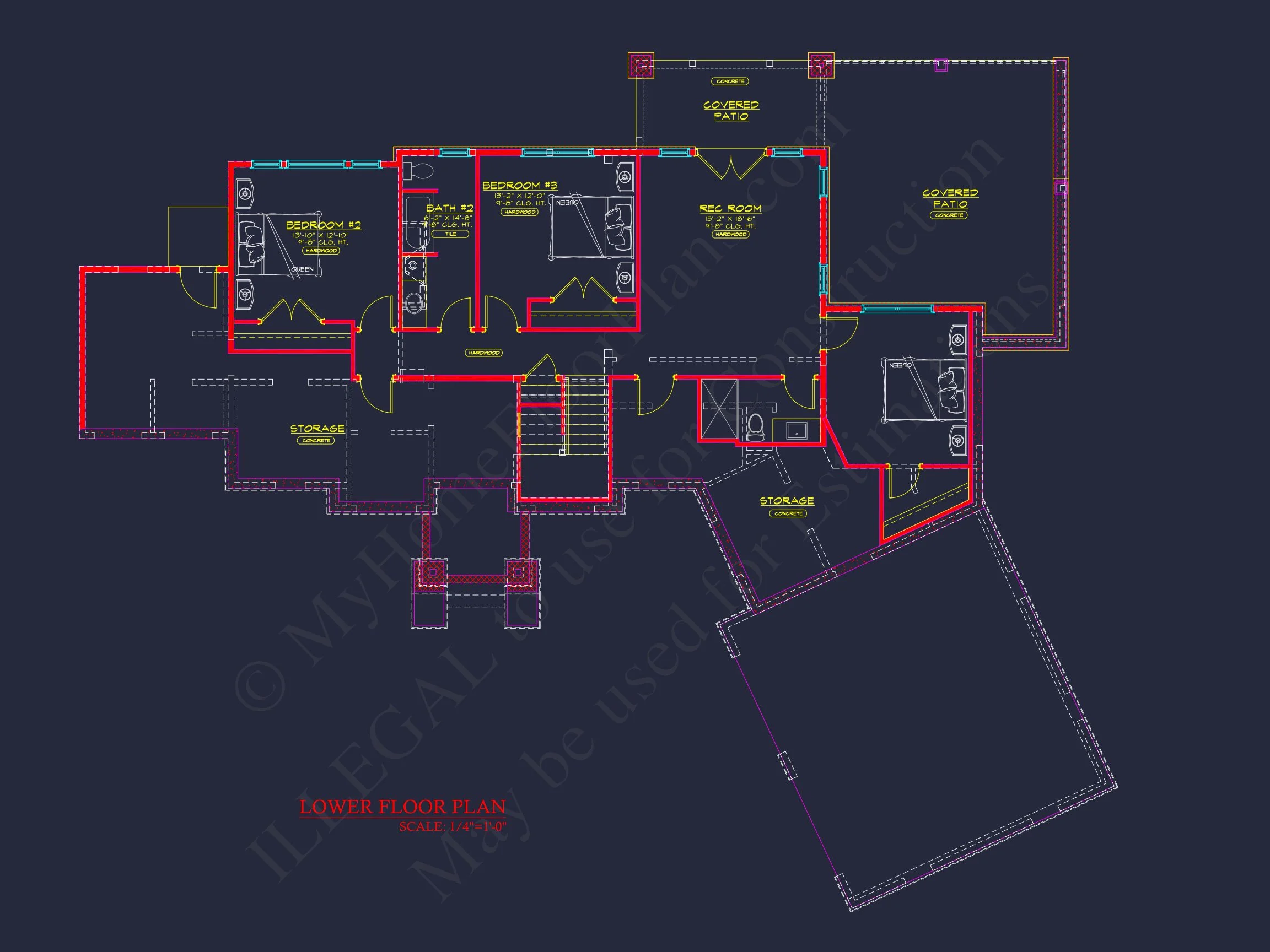 20-1033 HOUSE PLAN - Modern Craftsman House Plan with 2 Stories and Basement 6 Modern Craftsman house Plan with 2 Stories and Basement