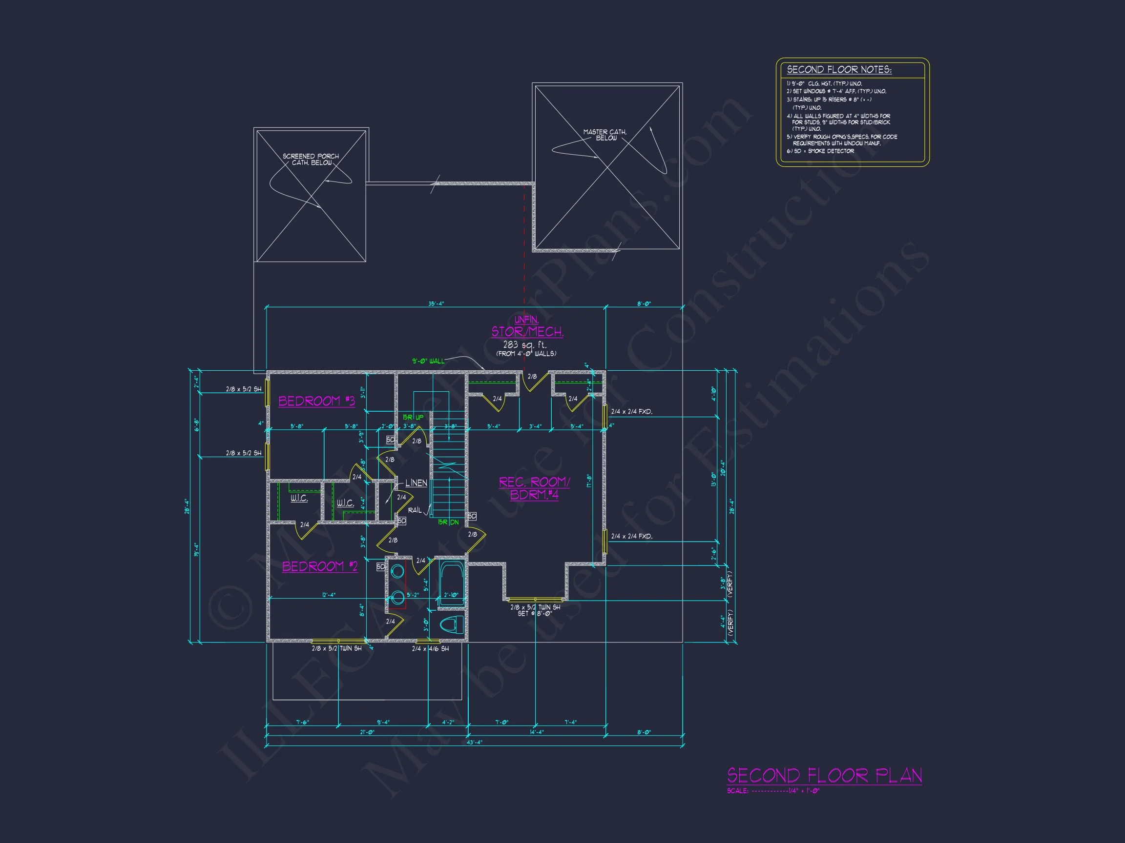 19-2468C HOUSE PLAN - Classic House Blueprint Featuring CAD Designs and Floor Plan 7 Classic house Blueprint Featuring CAD Designs and Floor Plan
