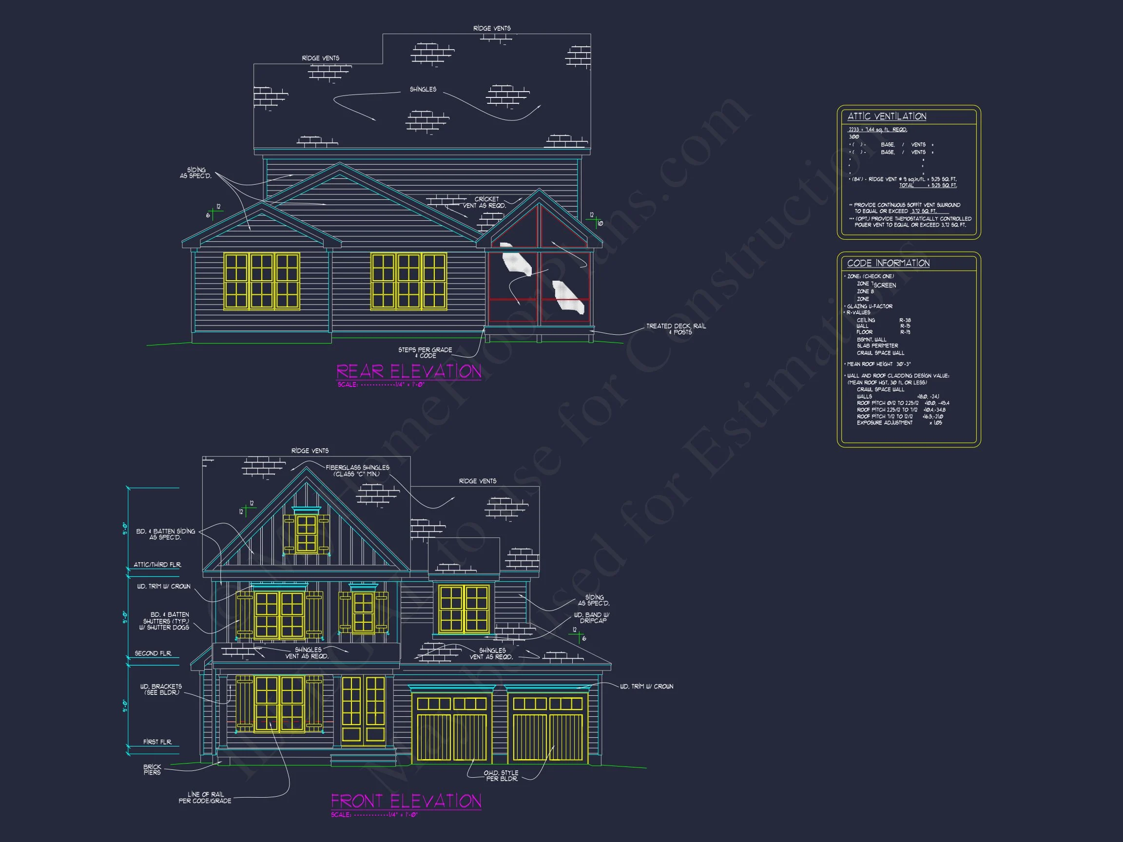 19-2468C HOUSE PLAN - Classic House Blueprint Featuring CAD Designs and Floor Plan 2 Classic house Blueprint Featuring CAD Designs and Floor Plan