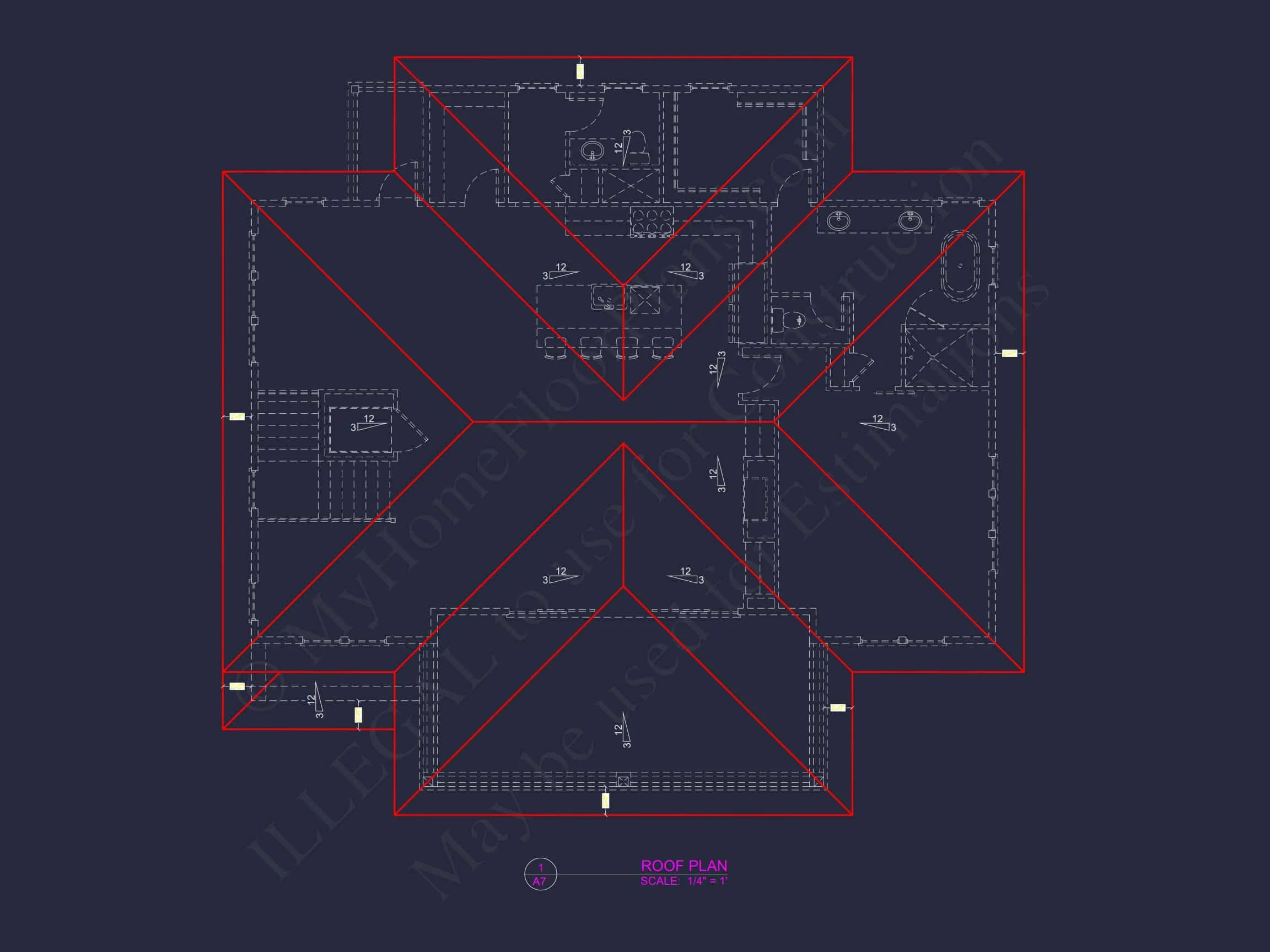 19-2393 HOUSE PLAN - Modern Coastal House Plan with Blueprint Designs & CAD Files 11 Modern Coastal house Plan with Blueprint Designs & CAD Files