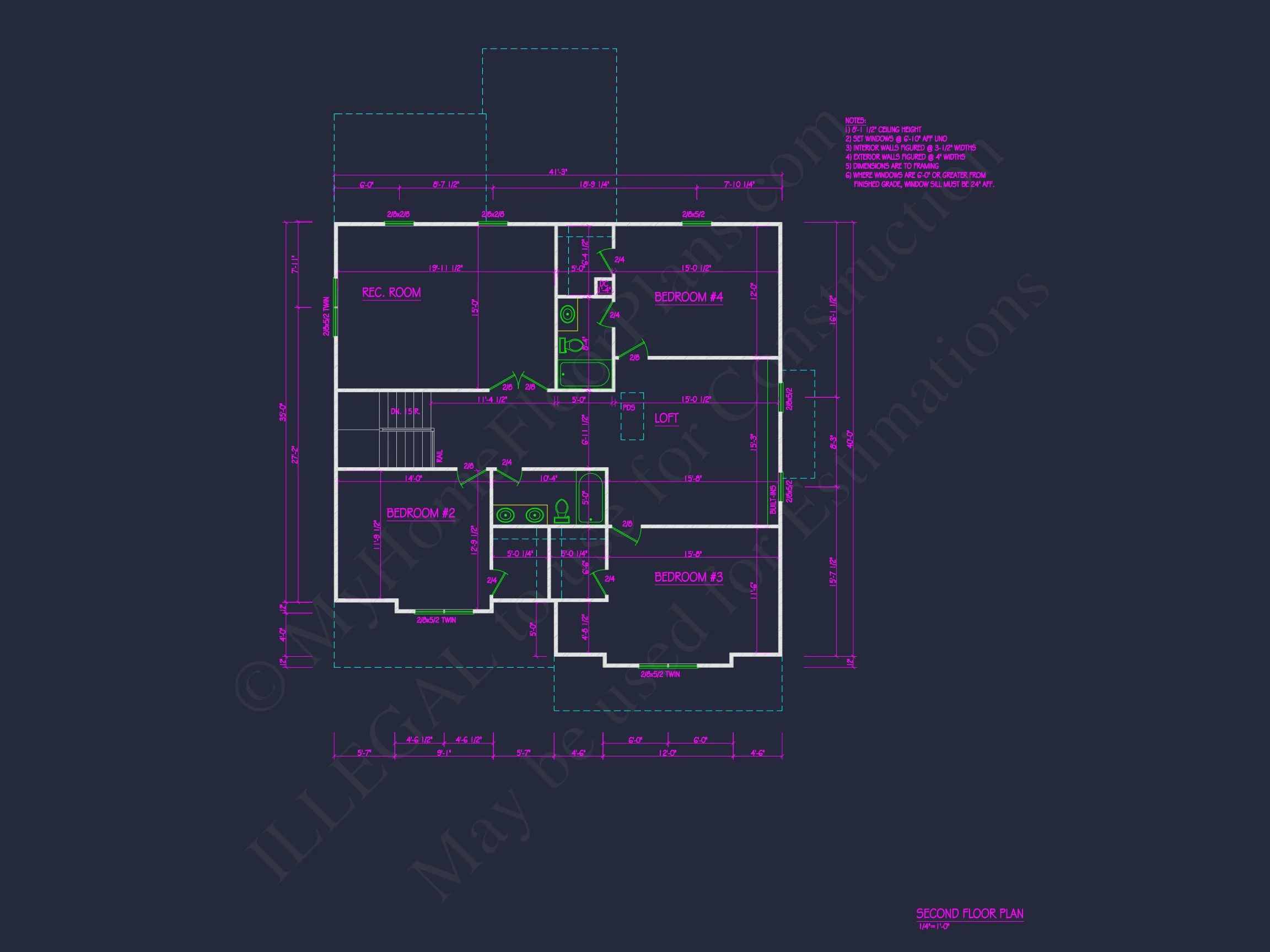 19-2325 HOUSE PLAN - Stunning House Floor Plan with CAD Designs & Blueprints 7 Stunning house Floor Plan with CAD Designs & Blueprints