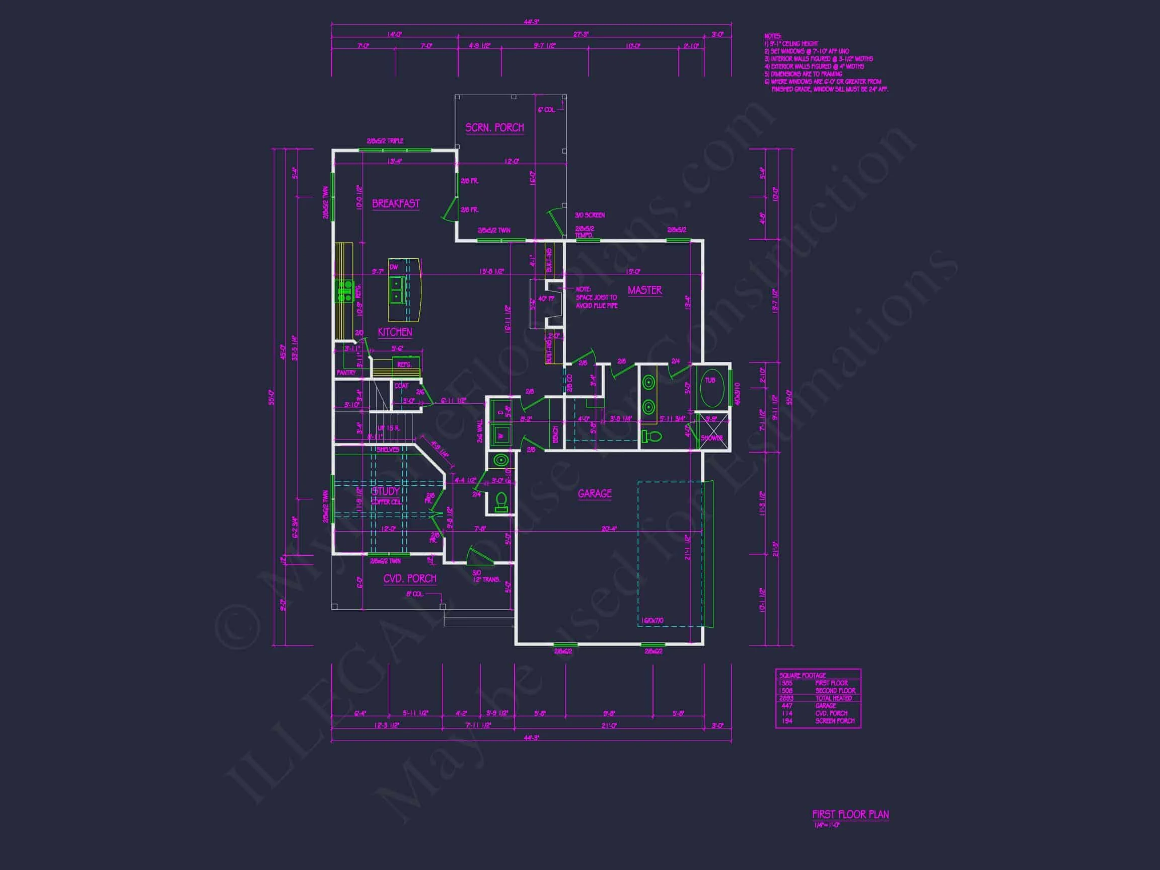 19-2325 HOUSE PLAN - Stunning House Floor Plan with CAD Designs & Blueprints 6 Stunning house Floor Plan with CAD Designs & Blueprints