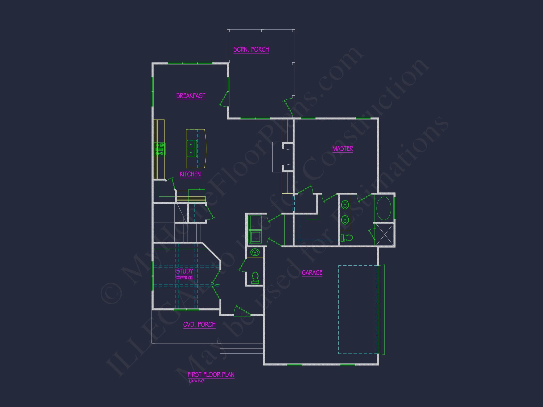 19-2325 HOUSE PLAN - Stunning House Floor Plan with CAD Designs & Blueprints 4 Stunning house Floor Plan with CAD Designs & Blueprints