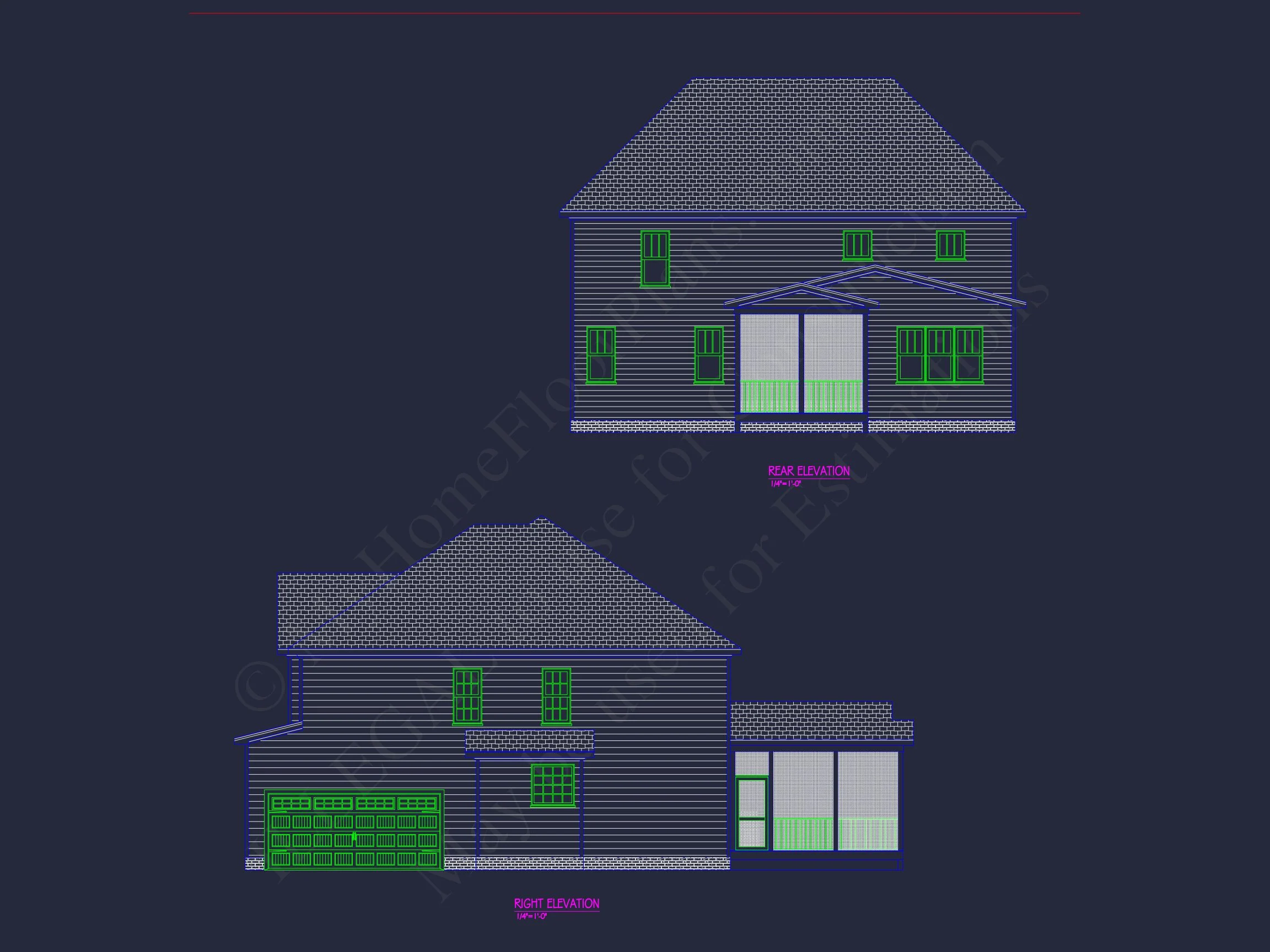 19-2325 HOUSE PLAN - Stunning House Floor Plan with CAD Designs & Blueprints 3 Stunning house Floor Plan with CAD Designs & Blueprints