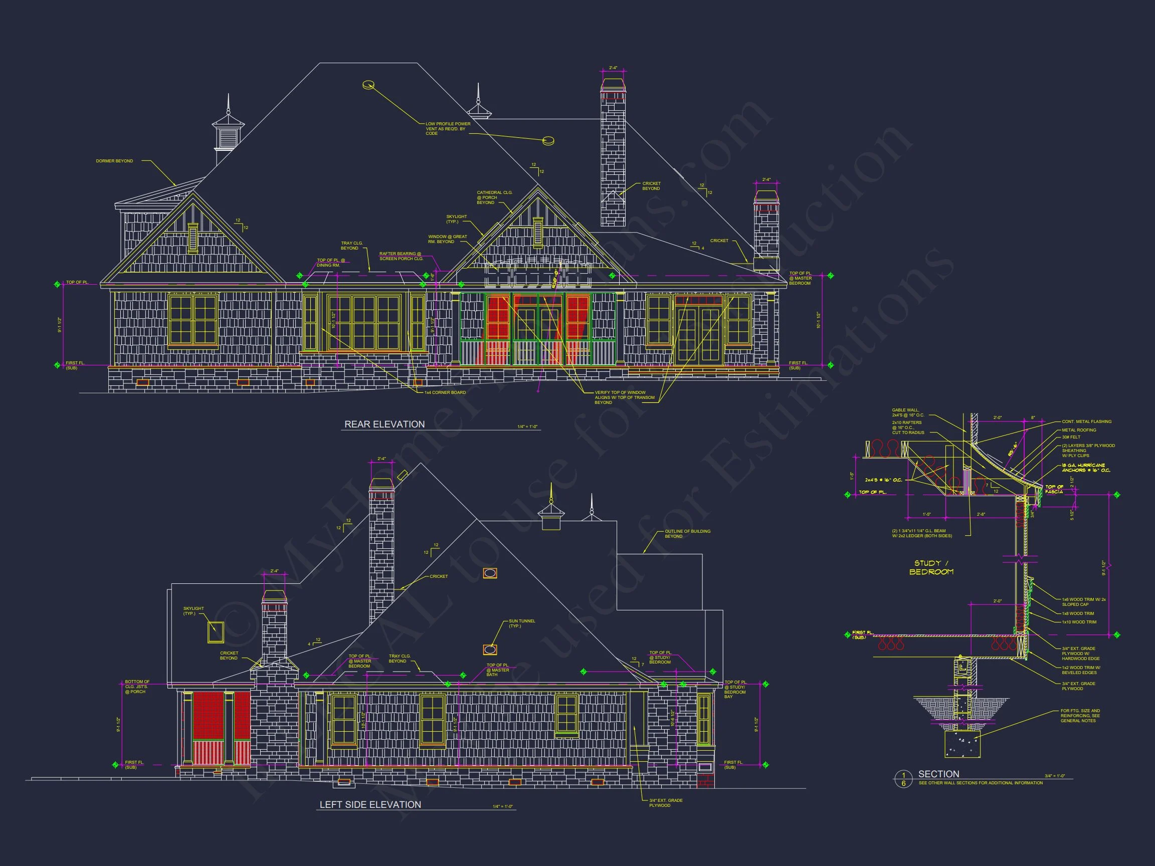 19-2167 HOUSE PLAN - Craftsman House Plan with 3 Bedrooms, CAD Floor Blueprint 3 Craftsman house Plan with 3 Bedrooms, CAD Floor Blueprint