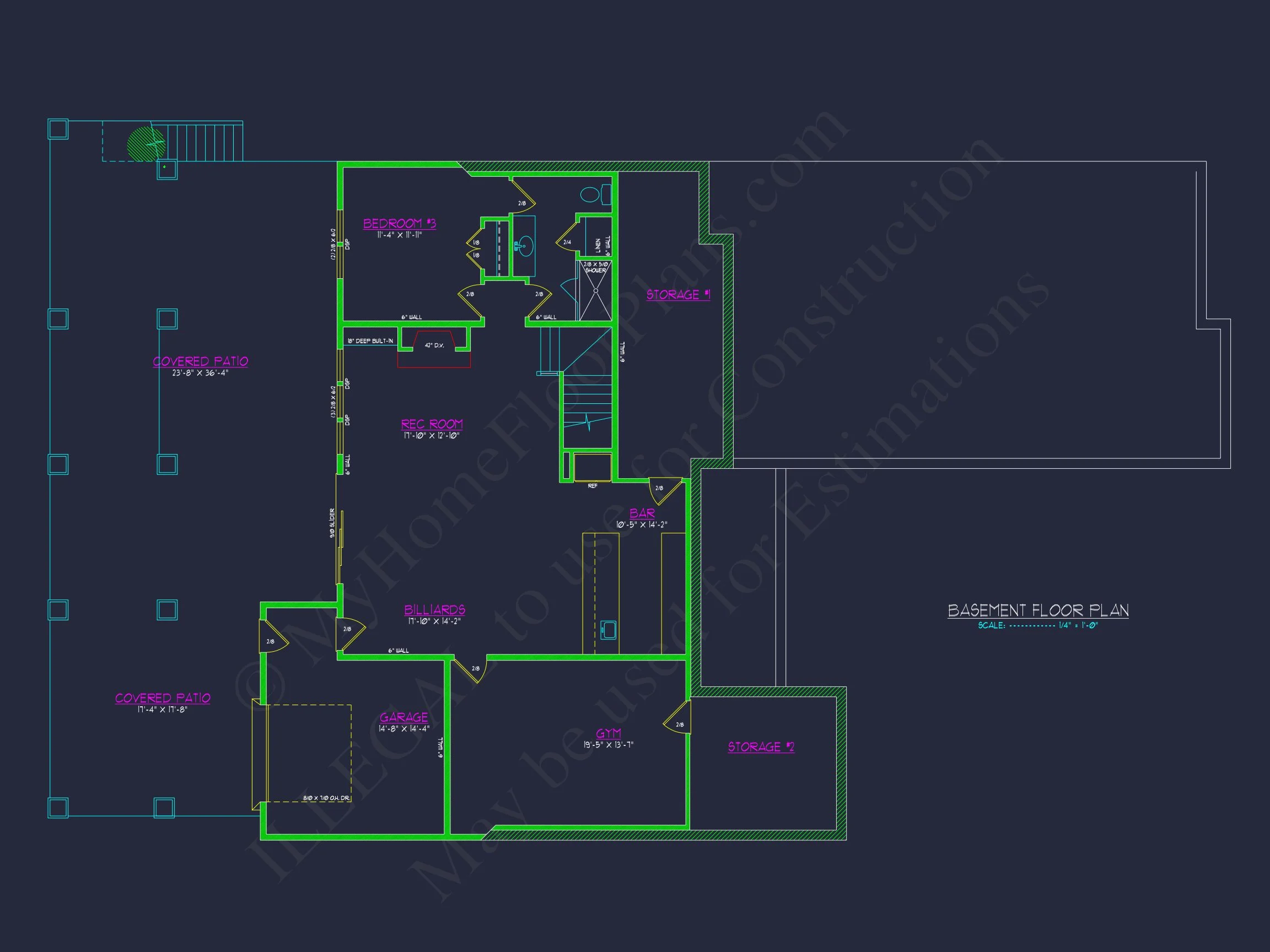19-2151 HOUSE PLAN - Elegant House Floor Plan with CAD Designs and Architecture 7 Elegant house Floor Plan with CAD Designs and Architecture