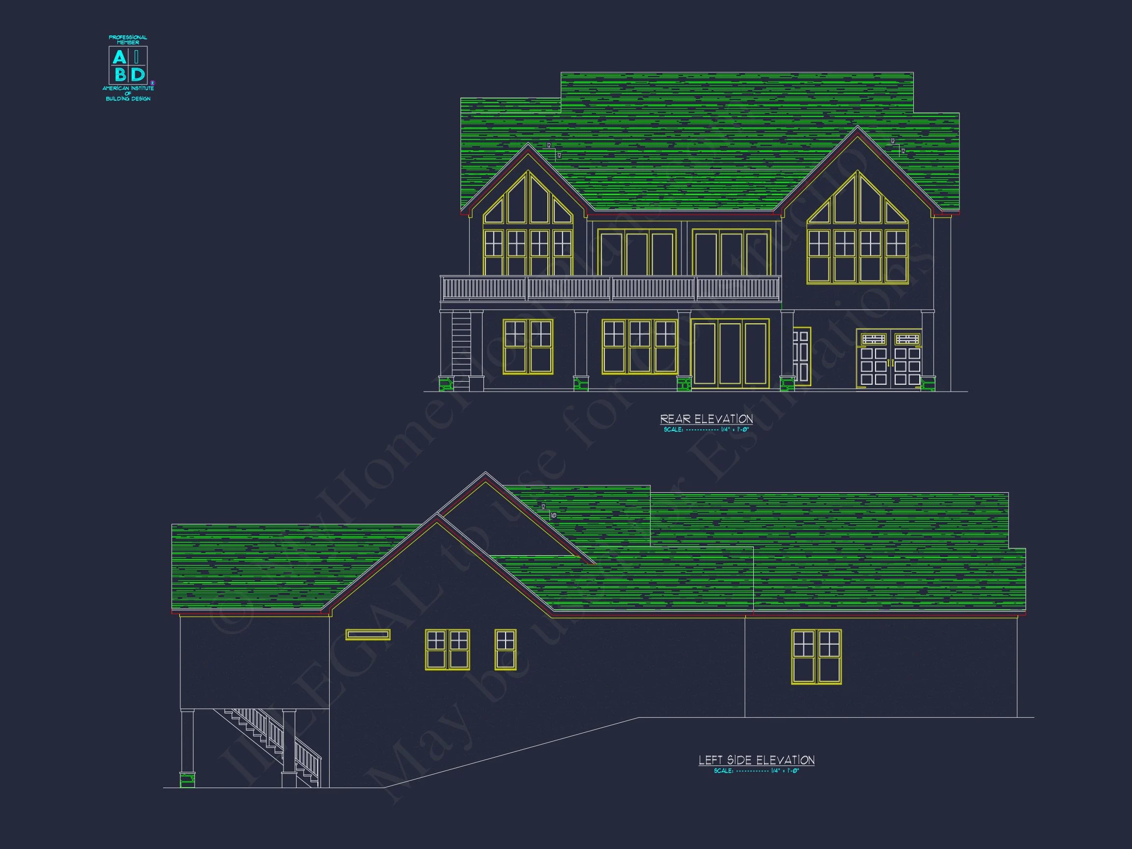 19-2151 HOUSE PLAN - Elegant House Floor Plan with CAD Designs and Architecture 5 Elegant house Floor Plan with CAD Designs and Architecture