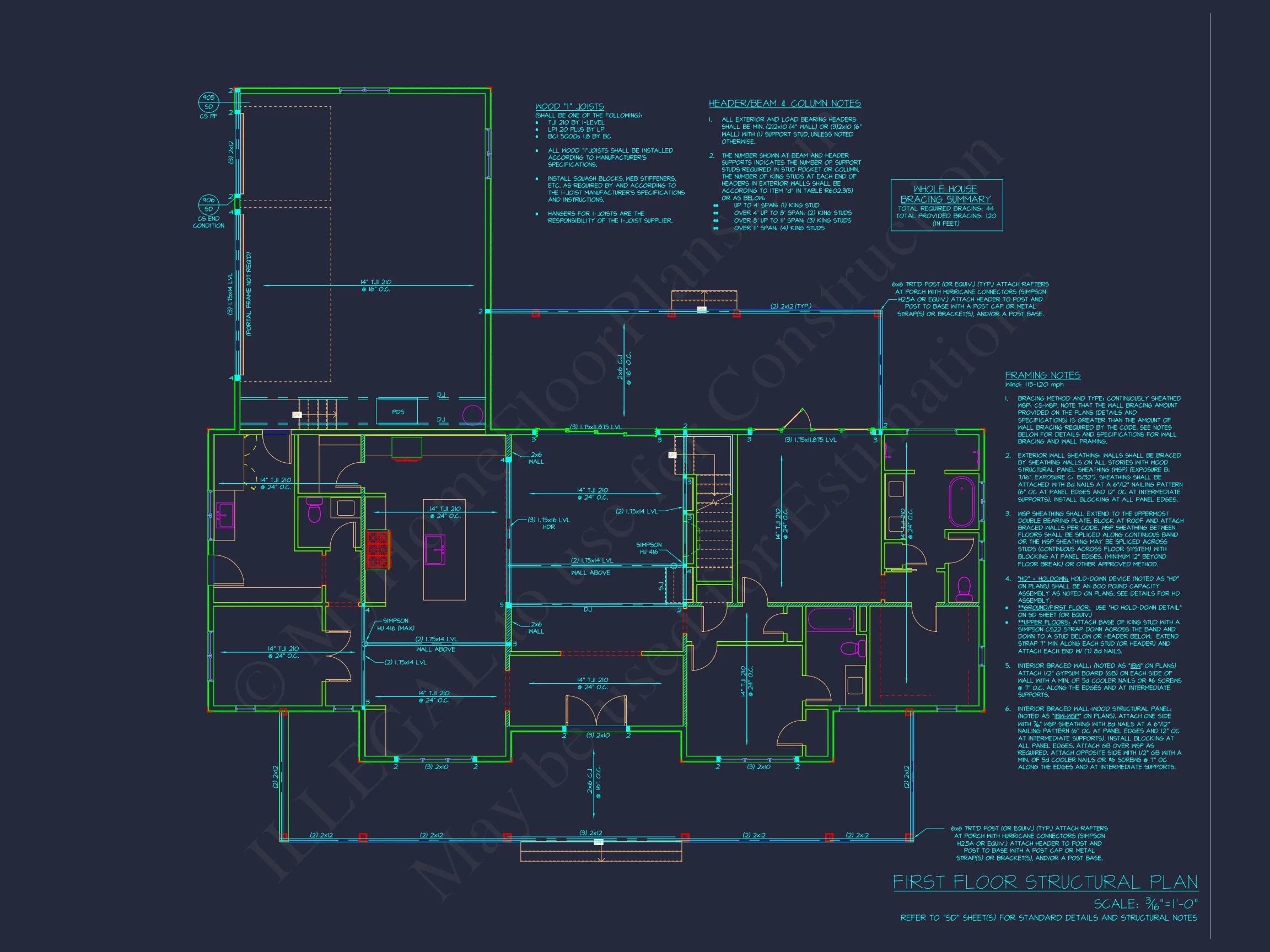 19-2147 HOUSE PLAN - Spacious House Plan with CAD Blueprints & Modern Designs 9 Spacious house Plan with CAD Blueprints & Modern Designs