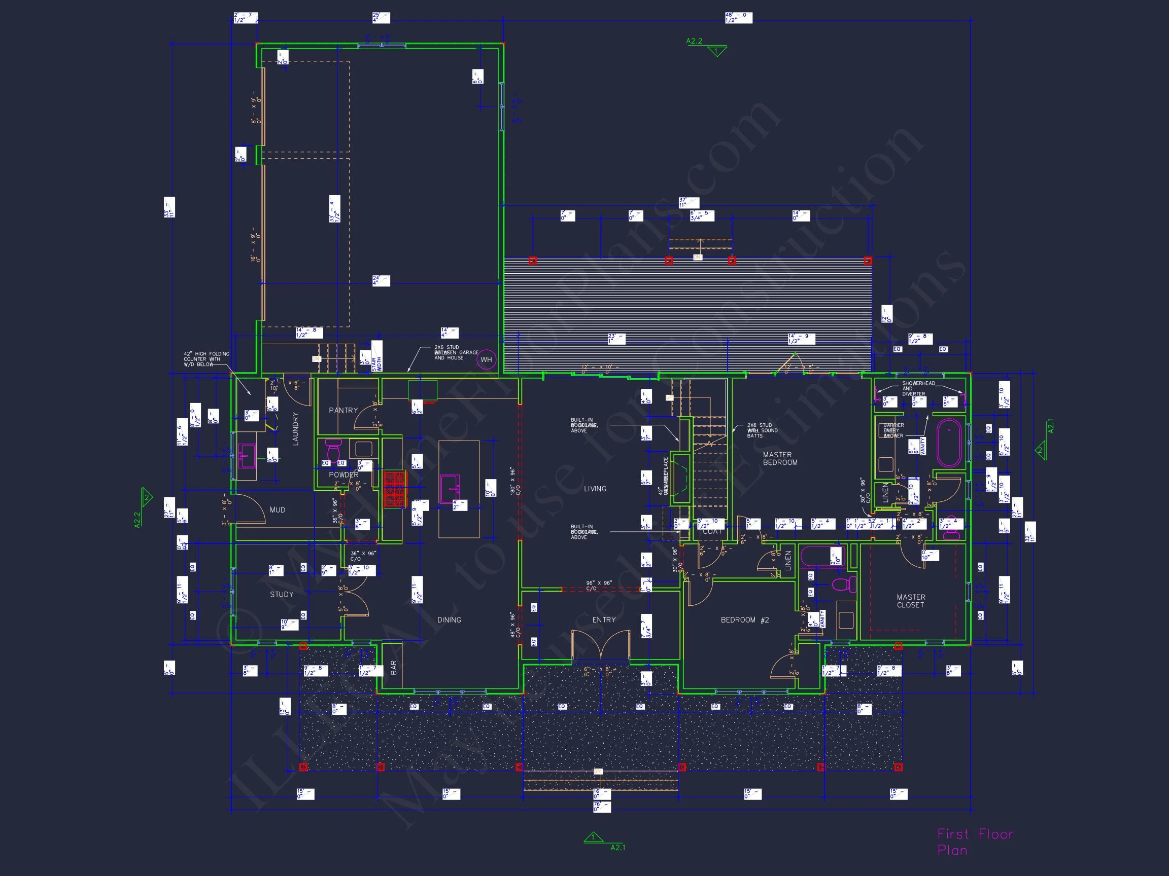 19-2147 HOUSE PLAN - Spacious House Plan with CAD Blueprints & Modern Designs 6 Spacious house Plan with CAD Blueprints & Modern Designs