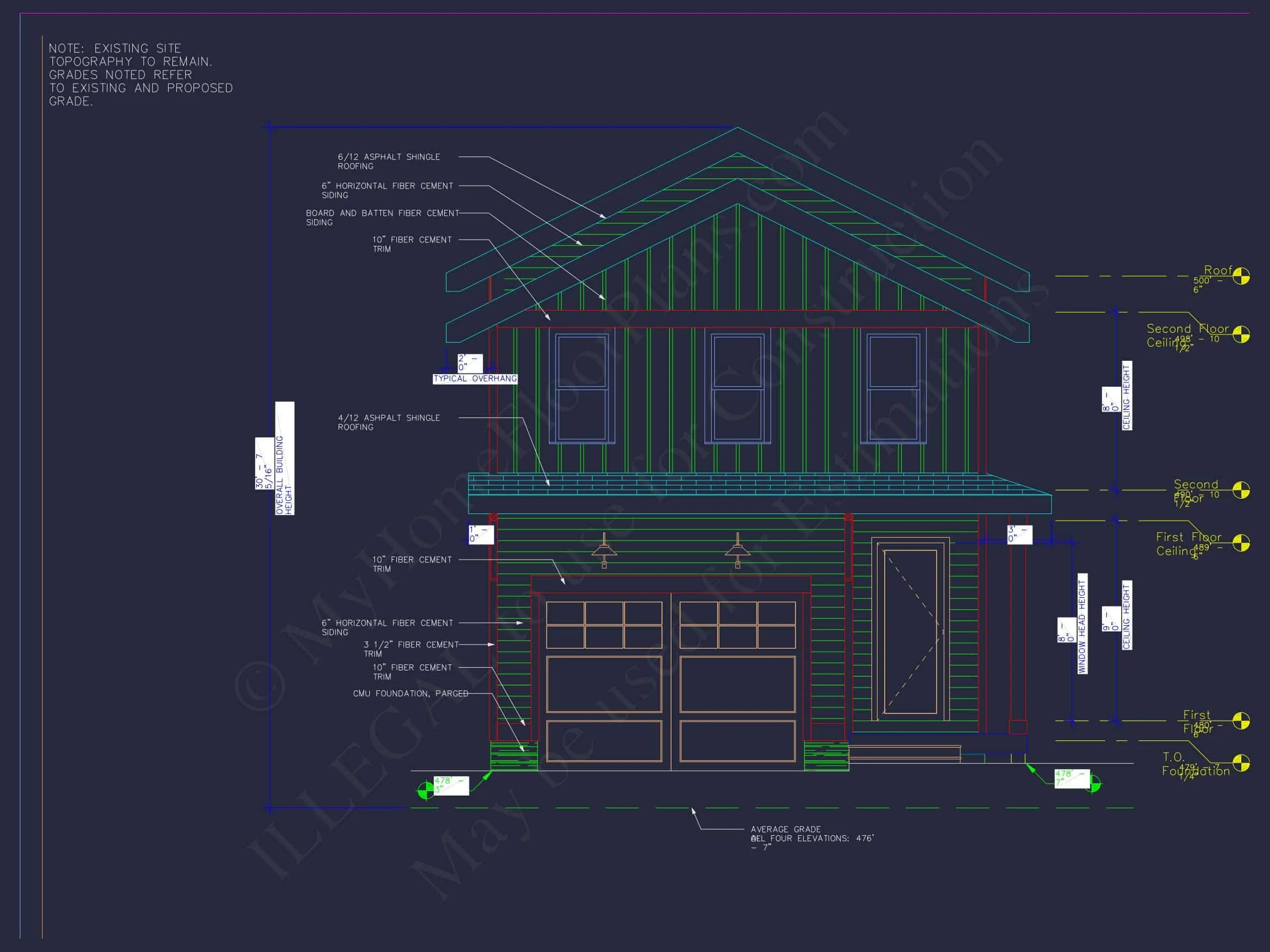 19-2130 HOUSE PLAN - Elegant House Plan with Spacious Layout & Modern CAD Designs 3 Elegant house Plan with Spacious Layout & Modern CAD Designs