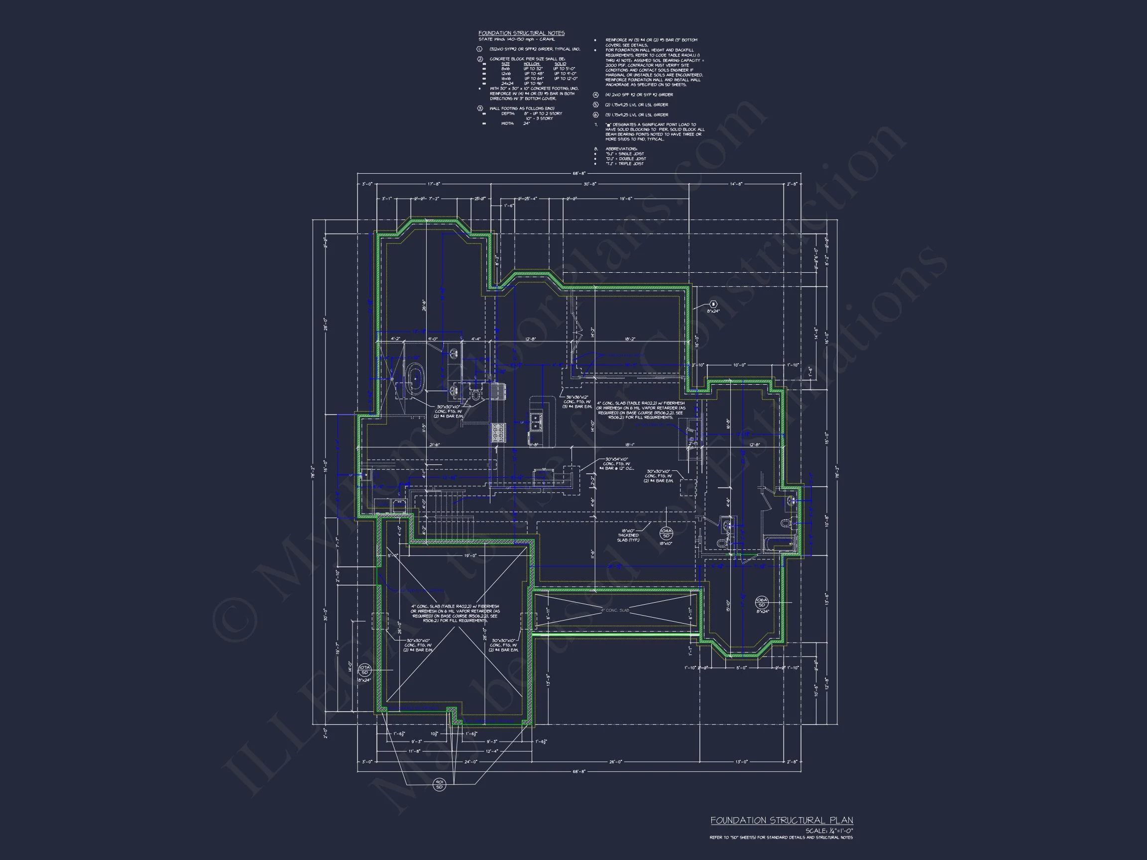 19-2100 HOUSE PLAN - Craftsman House Plan with 2 Floors and 4 Bedrooms – Detailed CAD Designs 11 Craftsman house Plan with 2 Floors and 4 Bedrooms – Detailed CAD Designs