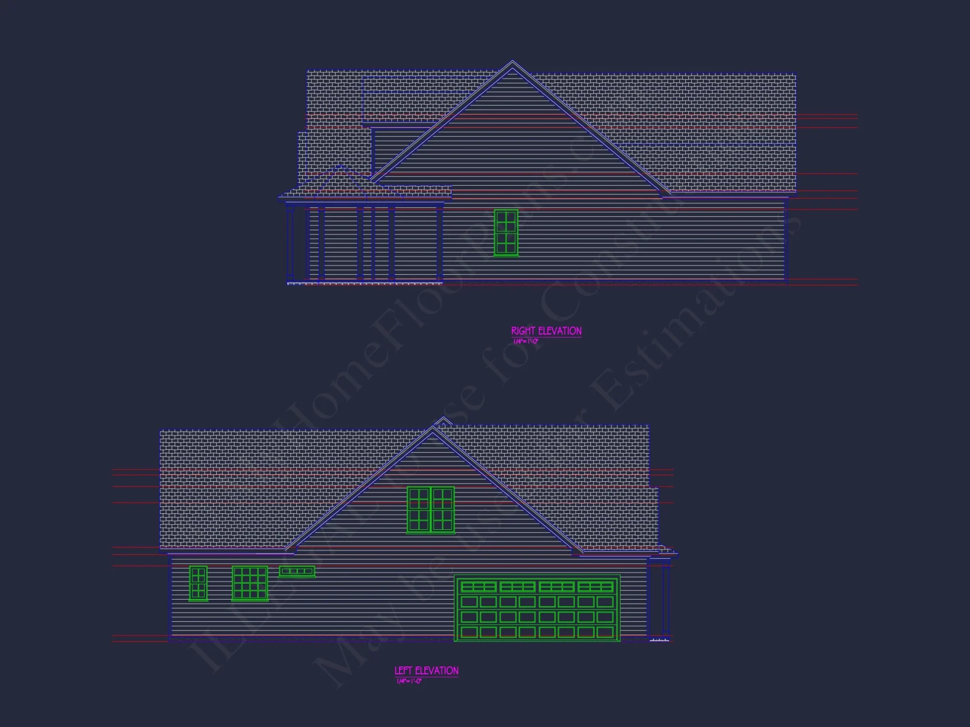 Spacious 2-Story house Plan with 3 Bedrooms and Colonial Design