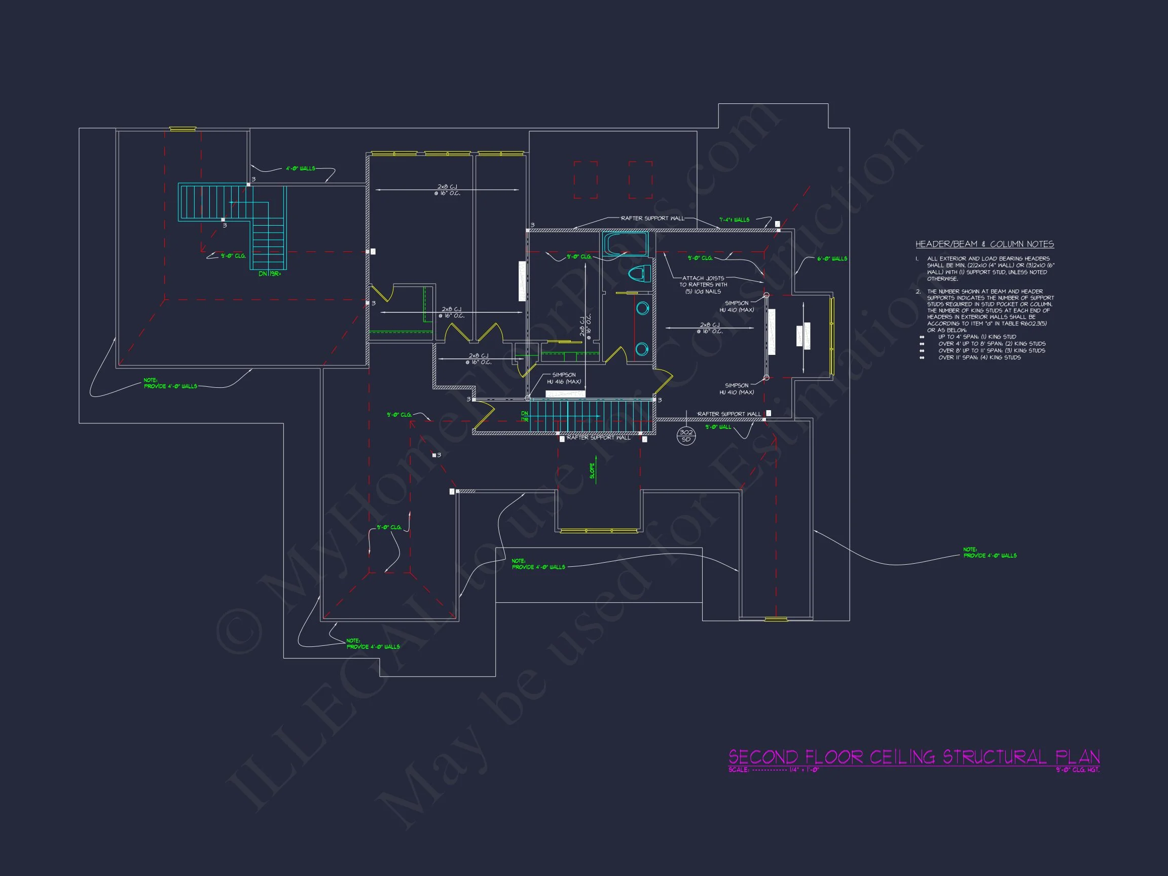 19-1975 HOUSE PLAN - Elegant House Floor Plan with Detailed CAD Designs & Blueprints 10 Elegant house Floor Plan with Detailed CAD Designs & Blueprints