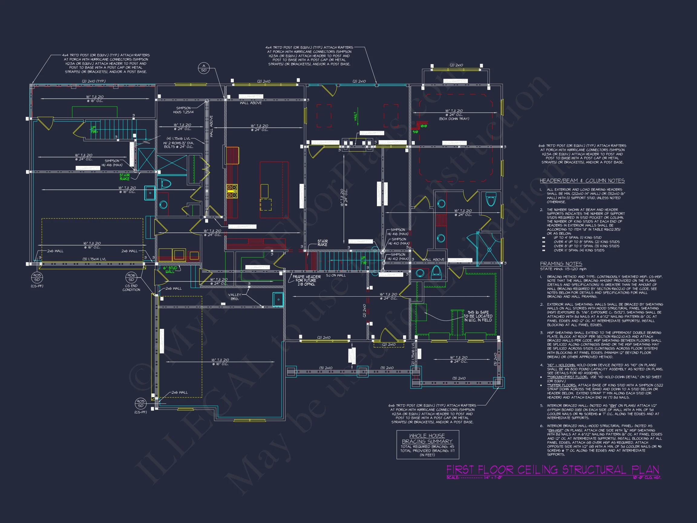 19-1975 HOUSE PLAN - Elegant House Floor Plan with Detailed CAD Designs & Blueprints 9 Elegant house Floor Plan with Detailed CAD Designs & Blueprints