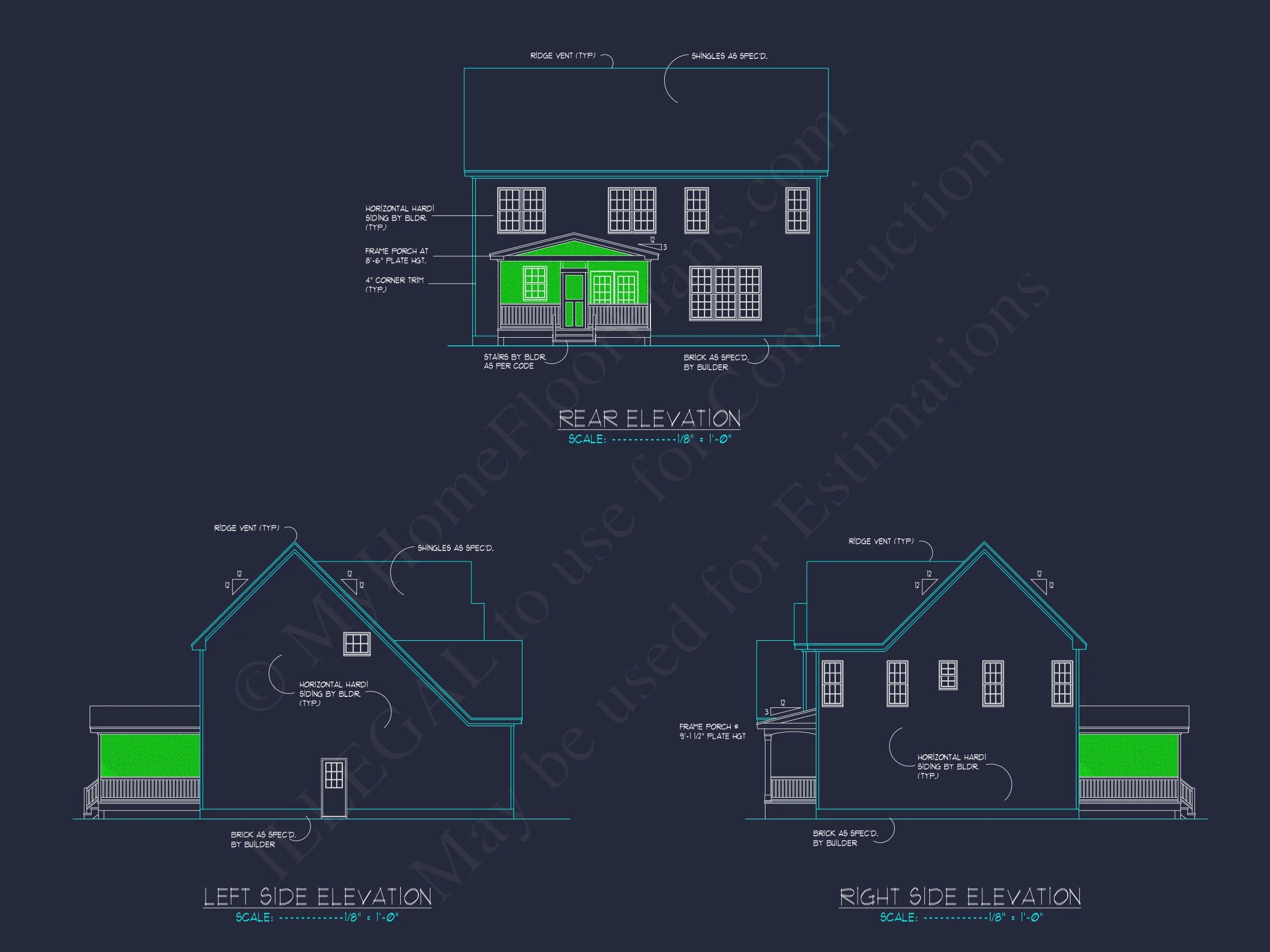 19-1955 HOUSE PLAN - Traditional Craftsman House Plan with Open Floor Plan Design 3 Traditional Craftsman house Plan with Open Floor Plan Design