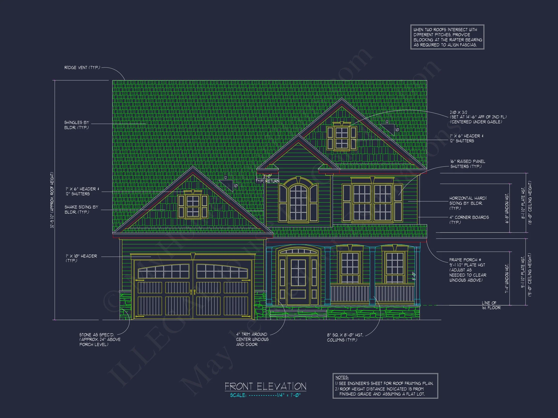 19-1955 HOUSE PLAN - Traditional Craftsman House Plan with Open Floor Plan Design 2 Traditional Craftsman house Plan with Open Floor Plan Design