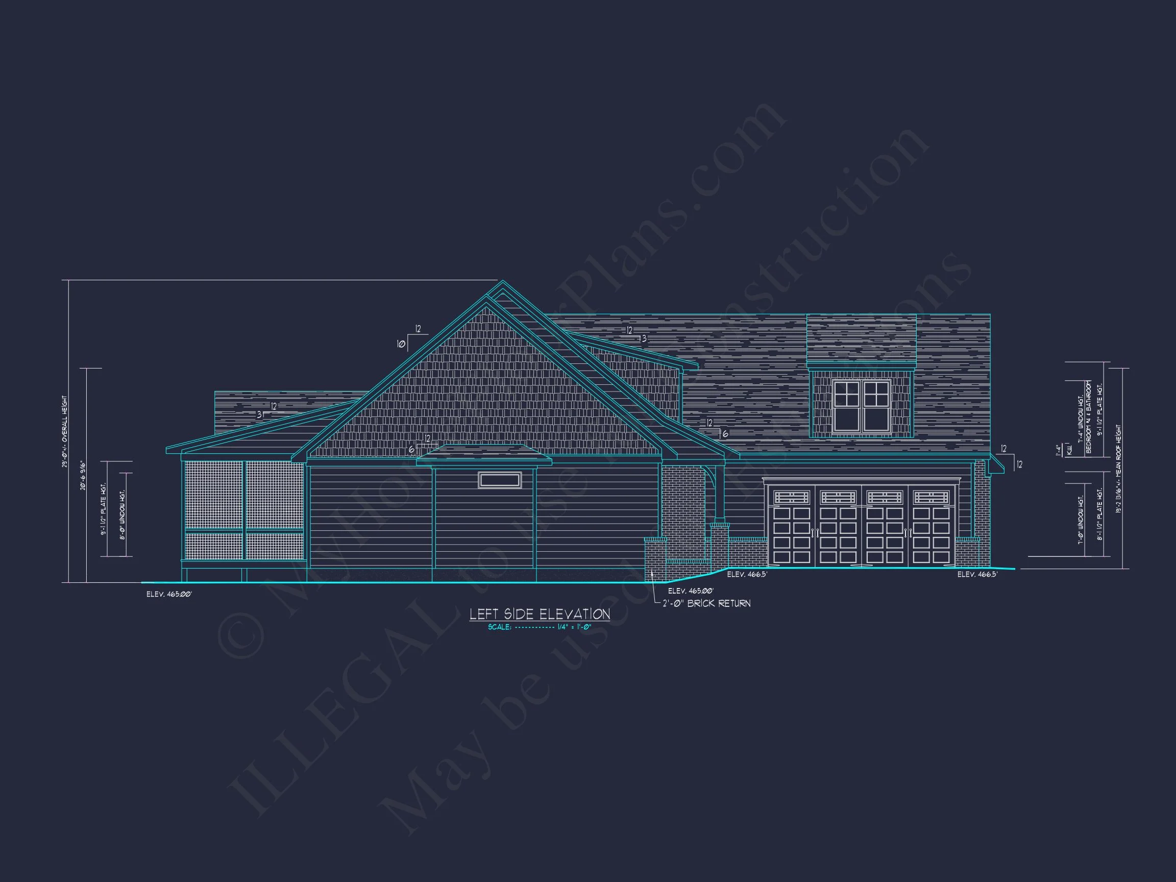 19-1946 HOUSE PLAN - Craftsman House Plan with Detailed Floor Plan and CAD Designs 4 Craftsman house Plan with Detailed Floor Plan and CAD Designs