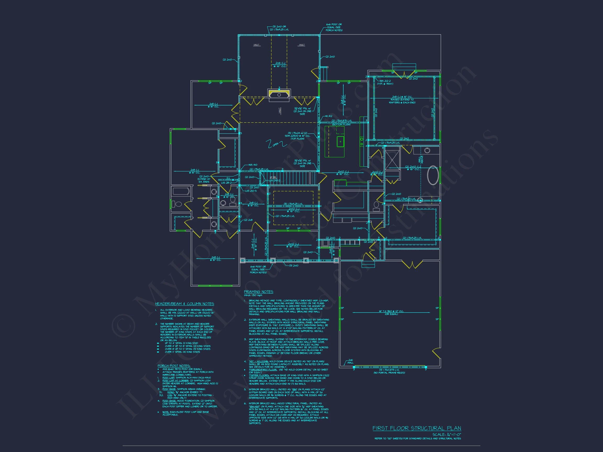 19-1757 HOUSE PLAN - Spacious House Plan with Floor Plan & CAD Architecture Designs 13 Spacious house Plan with Floor Plan & CAD Architecture Designs