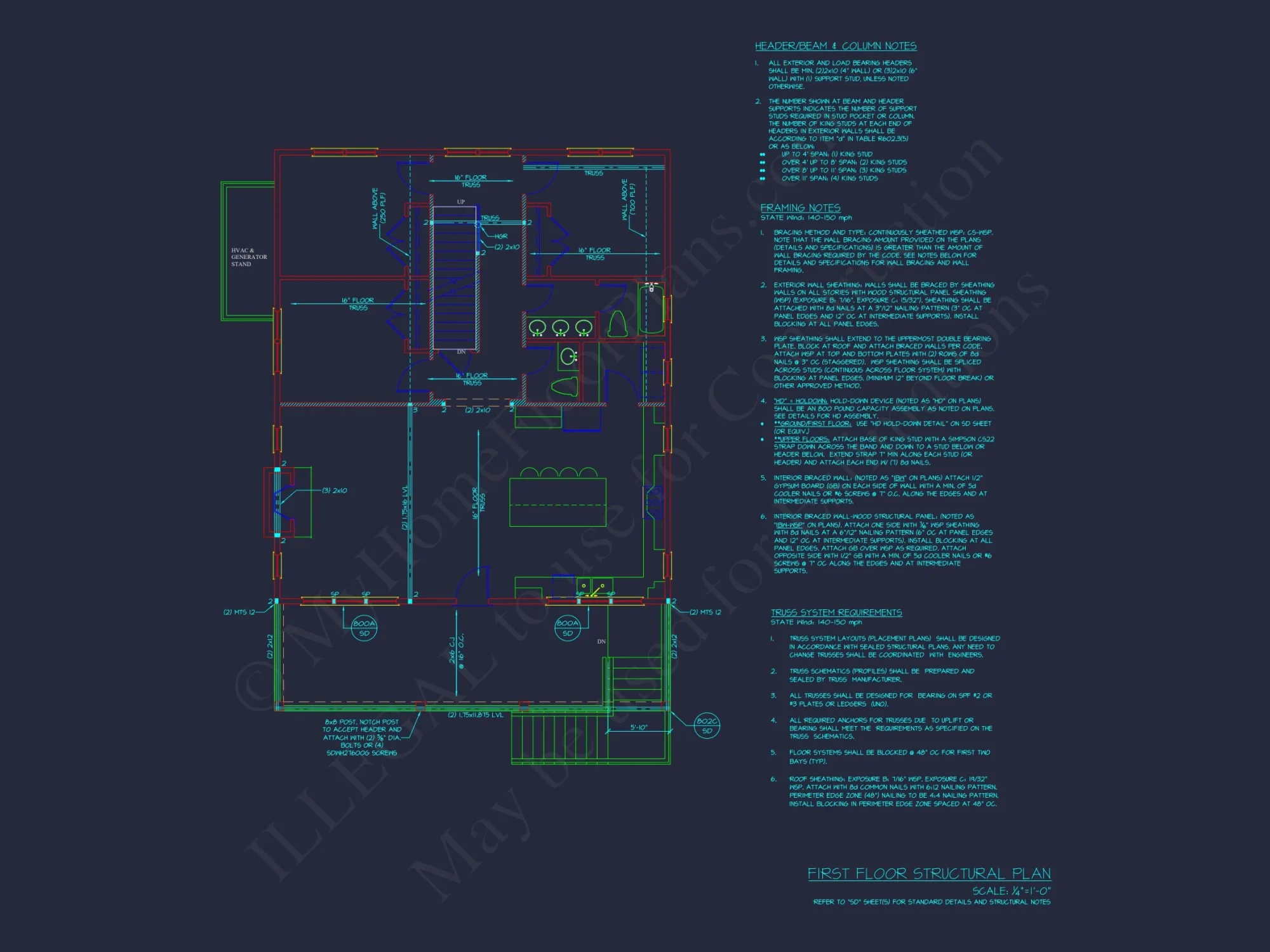 Elegant house Plan with 4 Bedrooms, 2 Floors, and Coastal Designs