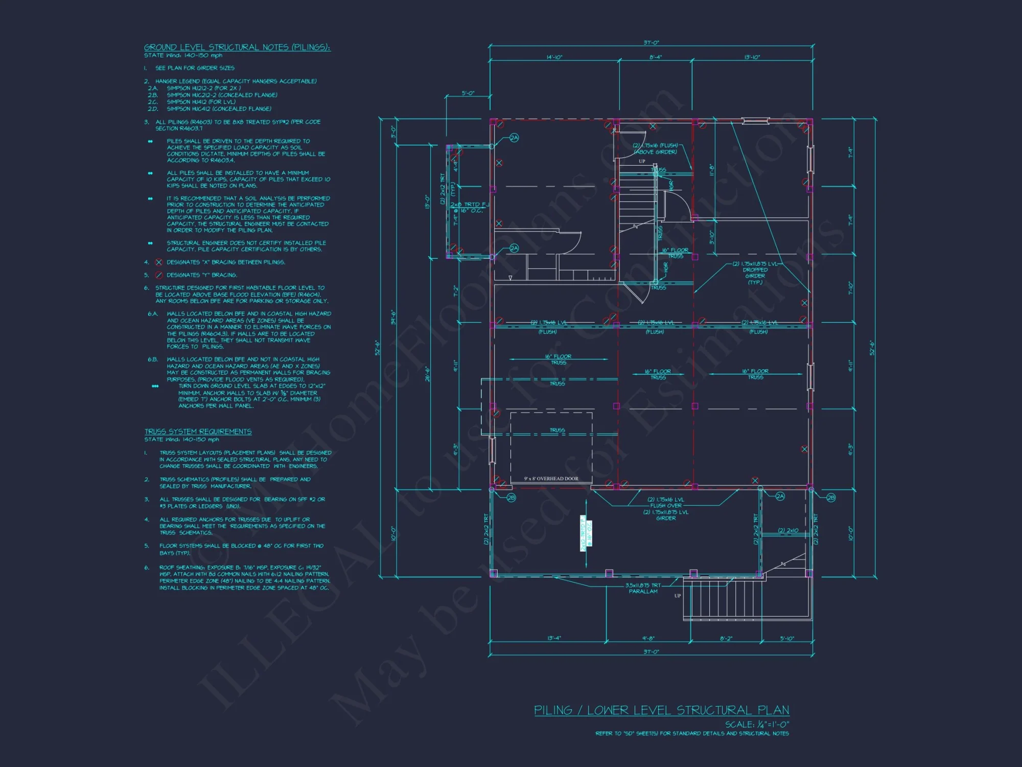 Elegant house Plan with 4 Bedrooms, 2 Floors, and Coastal Designs