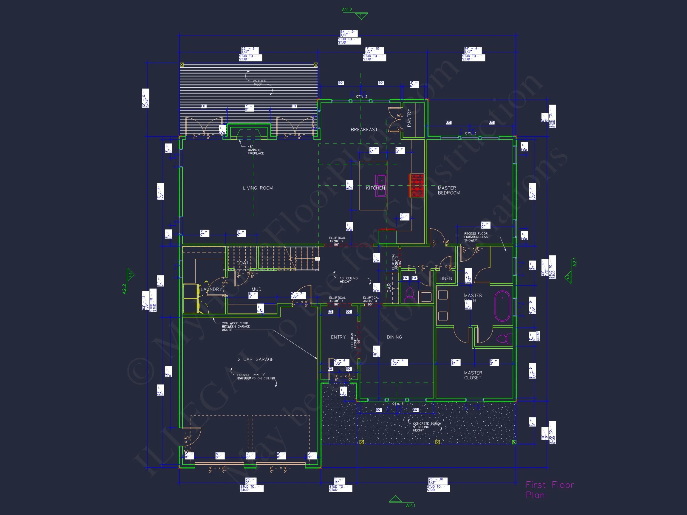 19-1694 HOUSE PLAN - Beautiful House Floor Plan with CAD Designs and Blueprint 6 Beautiful house Floor Plan with CAD Designs and Blueprint