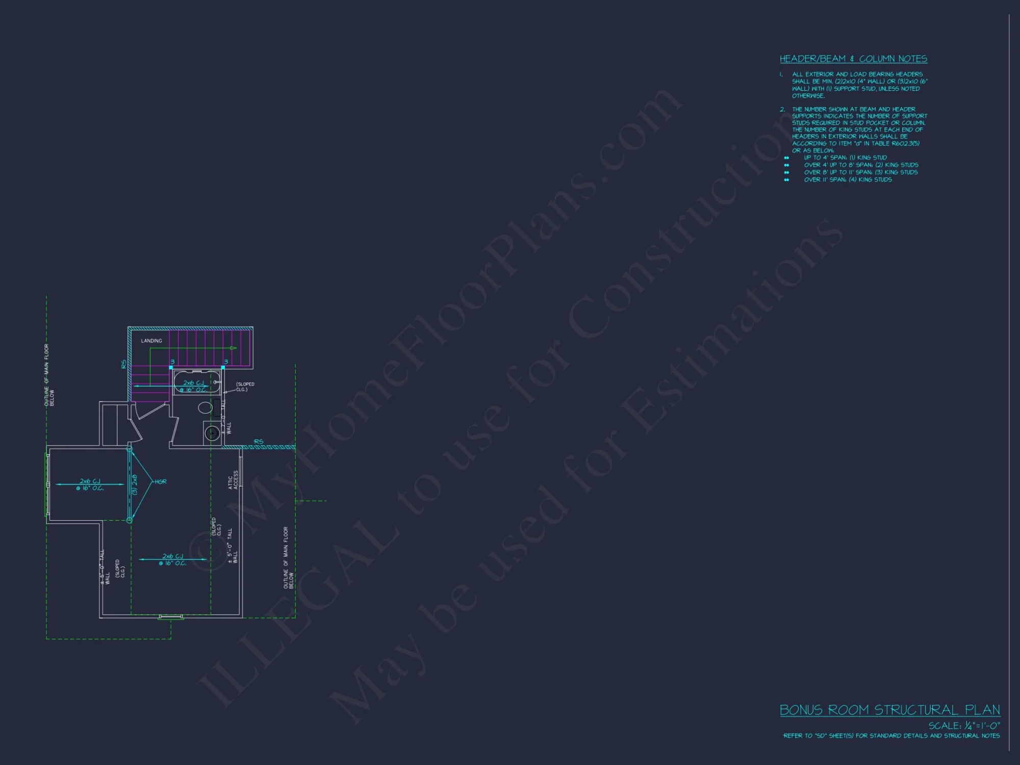 Traditional Craftsman house Plan with Bonus Room and Vaulted Ceilings