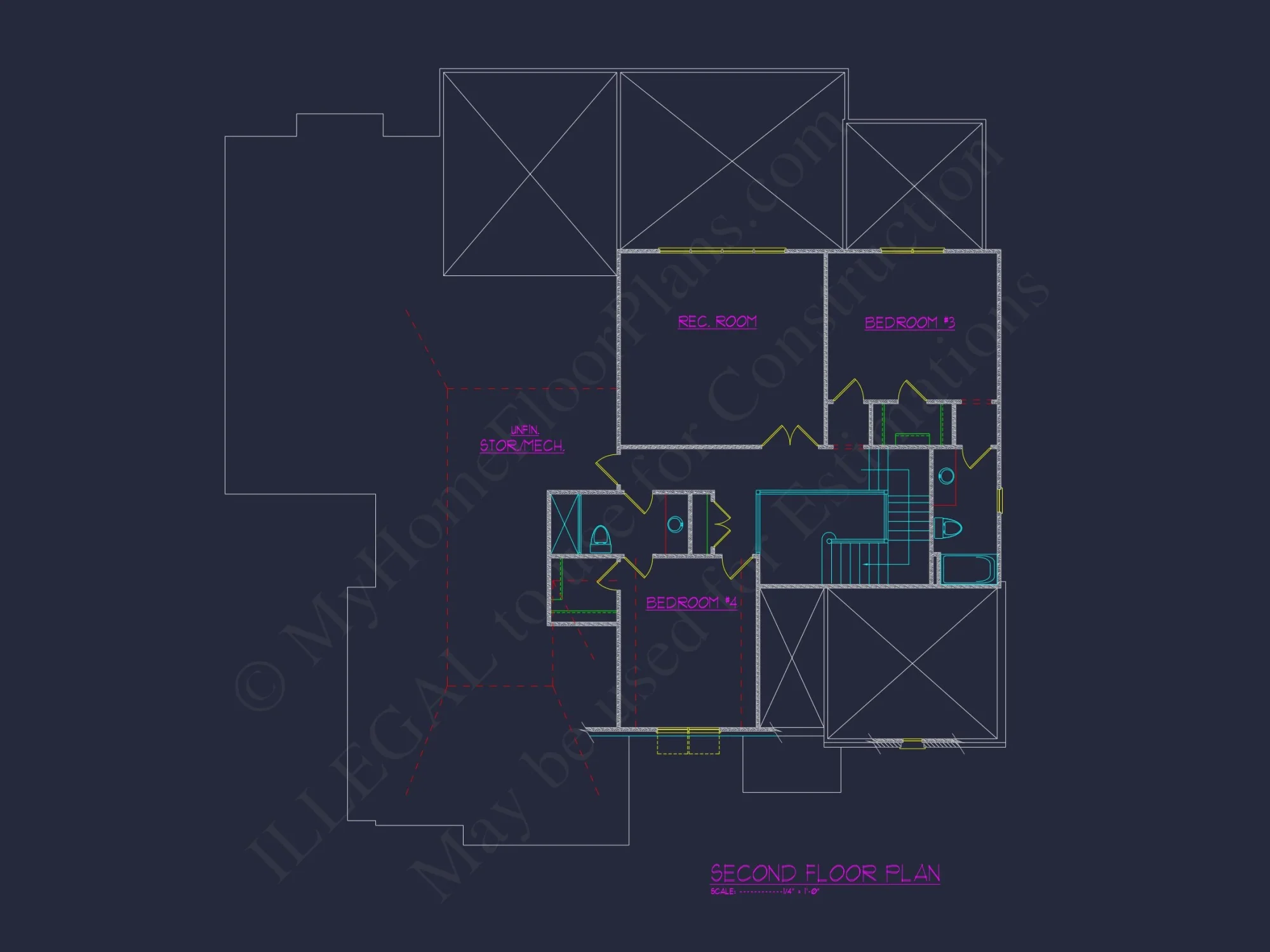 Charming 2-Story house Plan with Spacious Floor Plan and Modern Designs