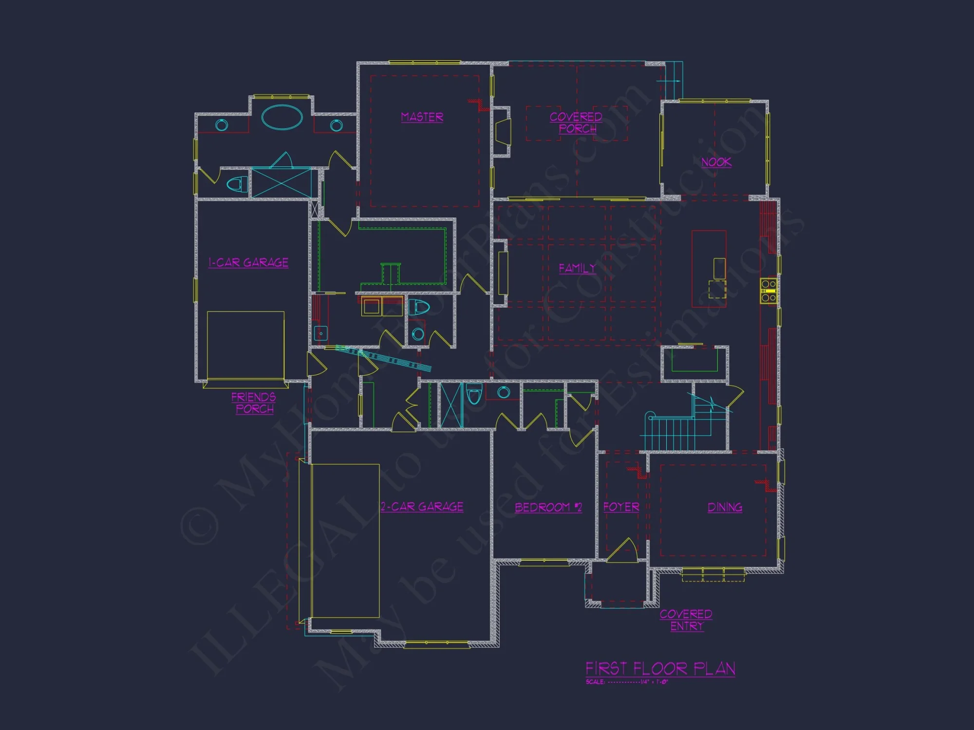 Charming 2-Story house Plan with Spacious Floor Plan and Modern Designs
