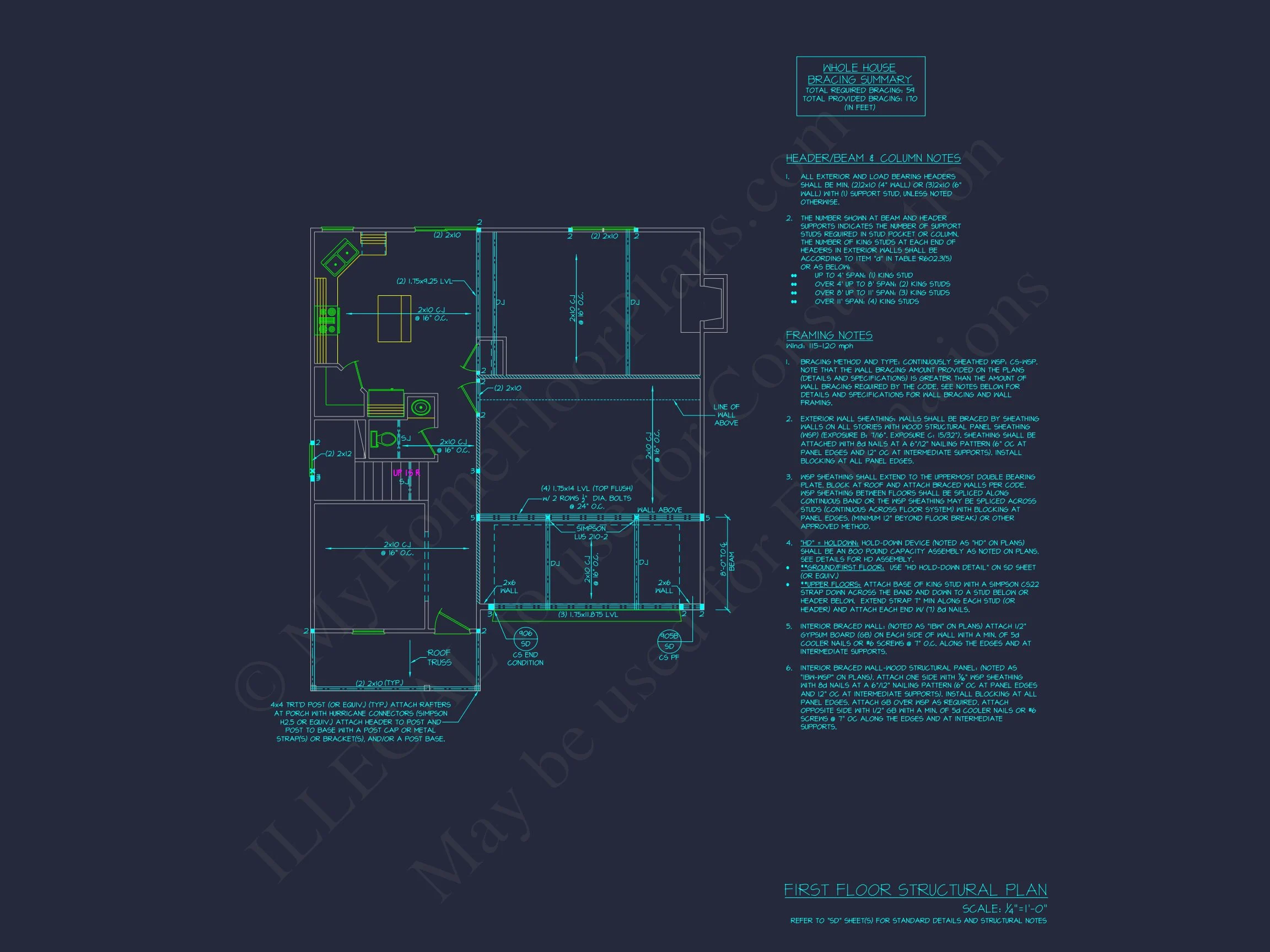 19-1551 HOUSE PLAN - Elegant Traditional House Plan with Complete Blueprint Designs 11 Elegant Traditional house Plan with Complete Blueprint Designs
